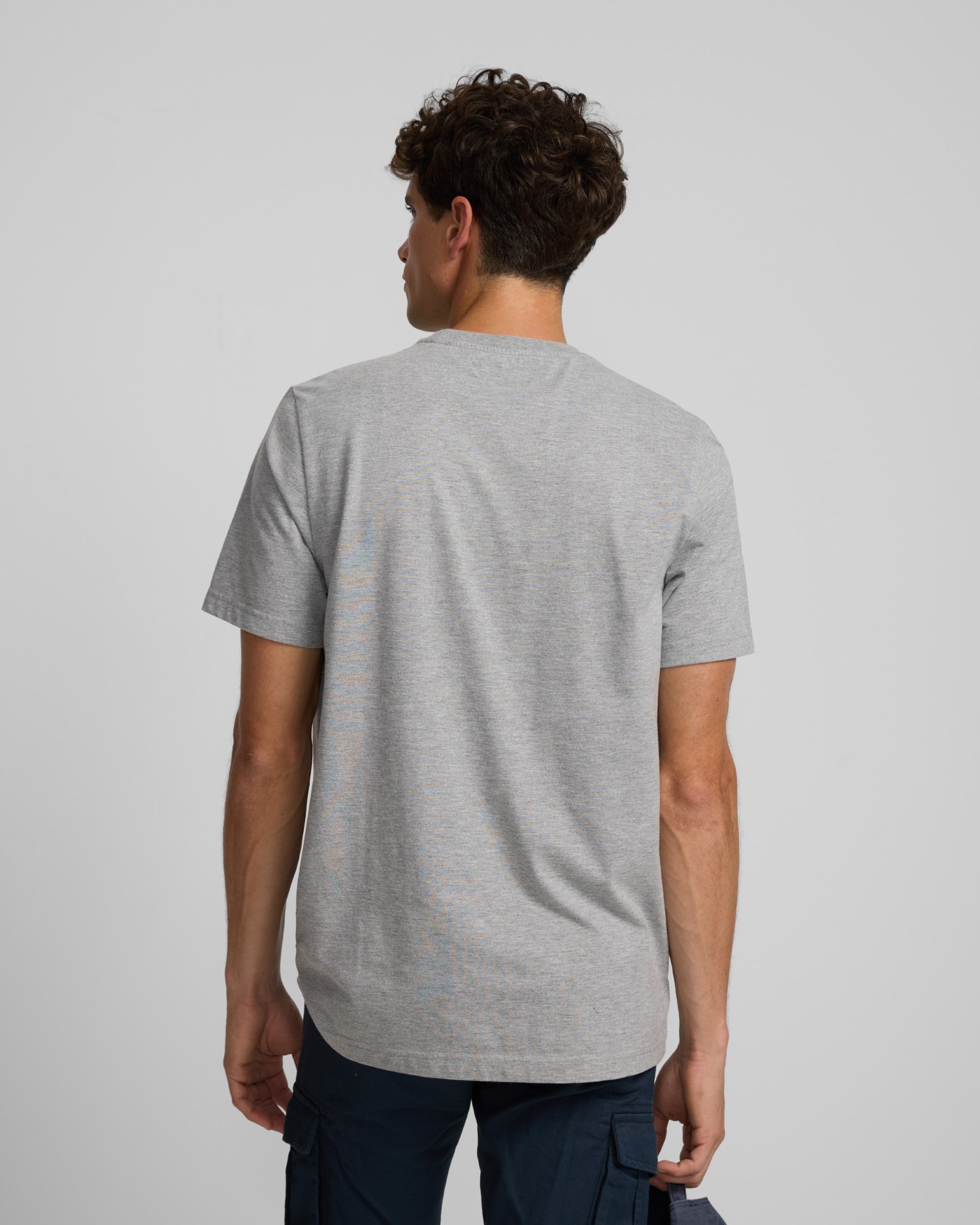 T-shirt Silbon Minilogo Cinzenta Cinzento-2