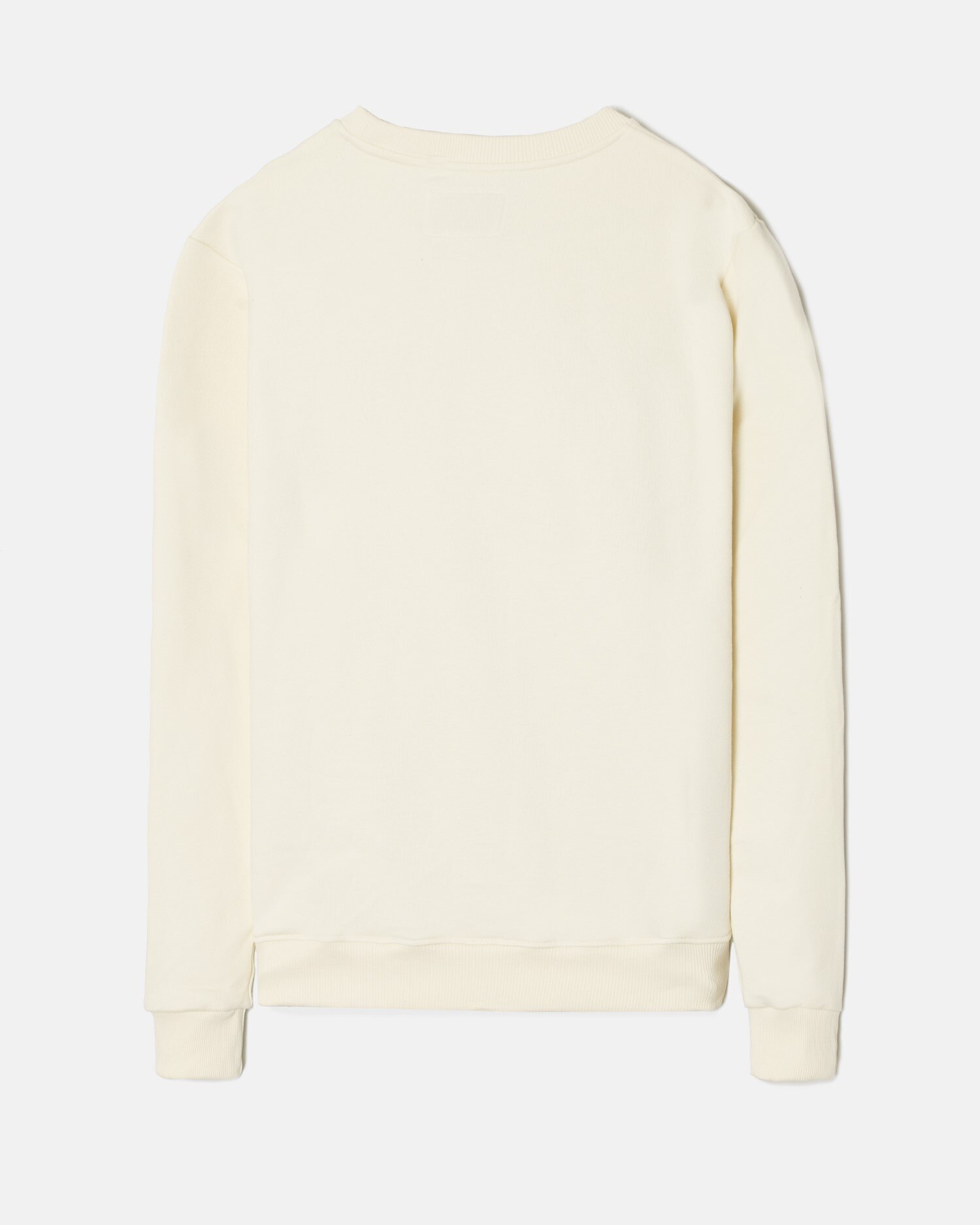 Sweat Raquete Média com Gola Redonda Creme-5