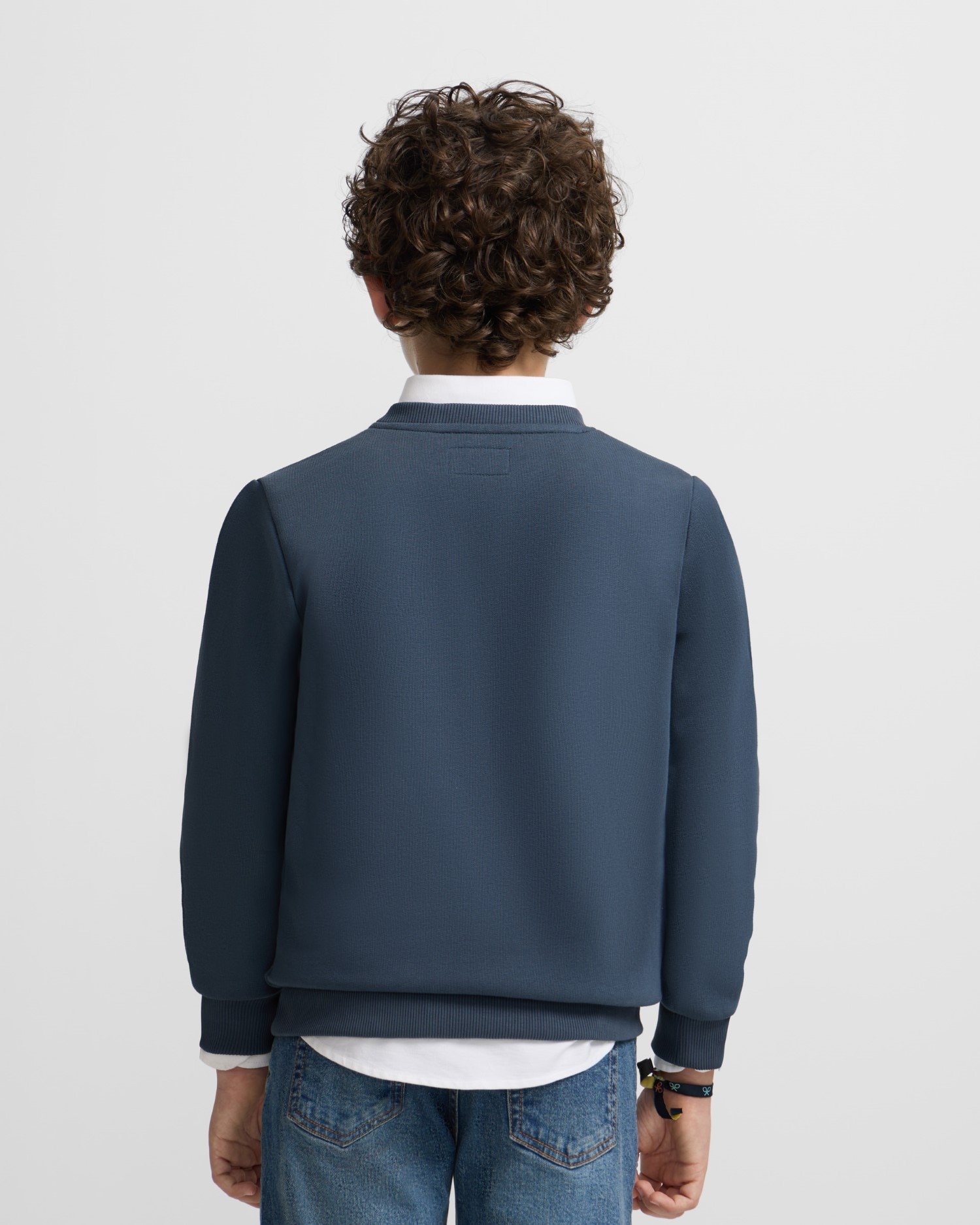 Sweatshirt Infantil Azul-marinho com Desenho Frontal Azul-marinho-2