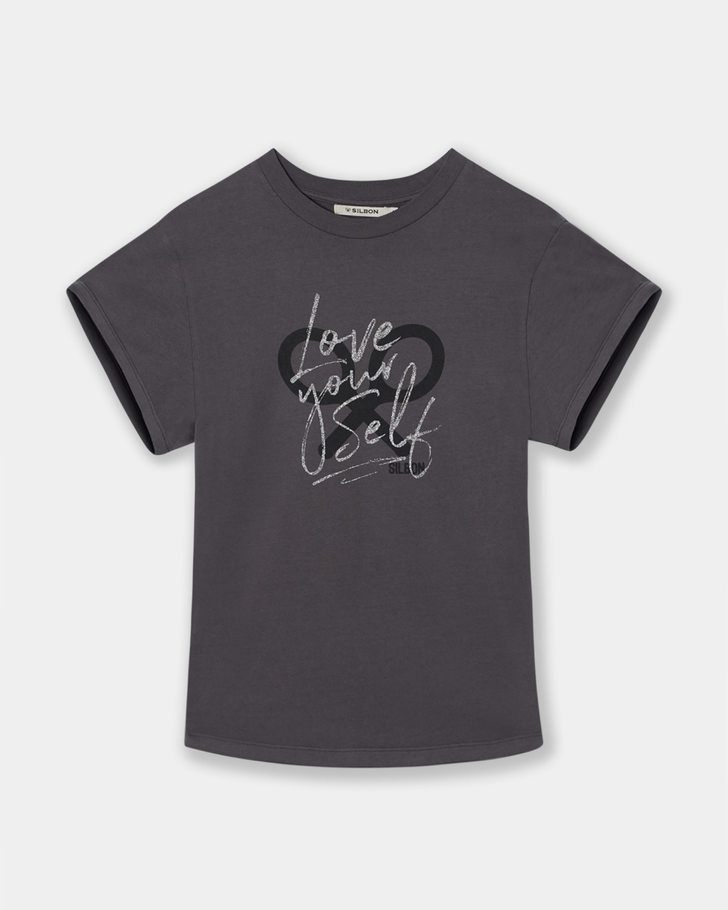 T-shirt de Manga Roll Out Preto-4