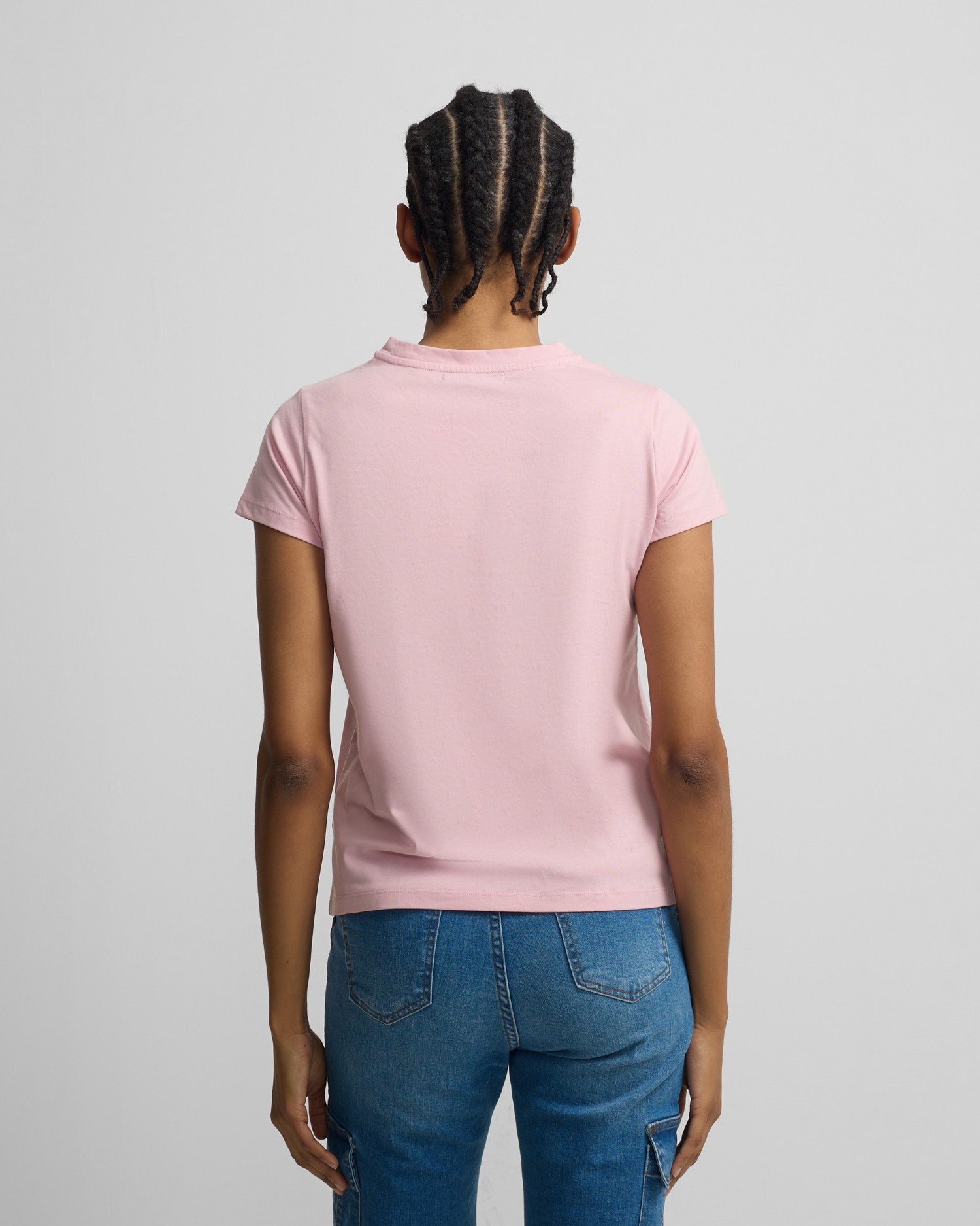 T-shirt Clássica Rosa-2