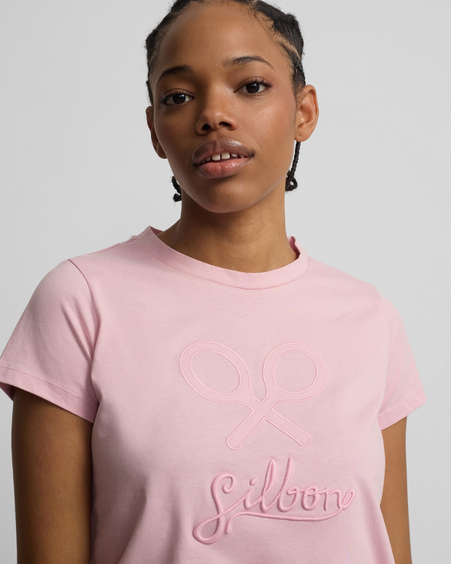 T-shirt Clássica Rosa-3