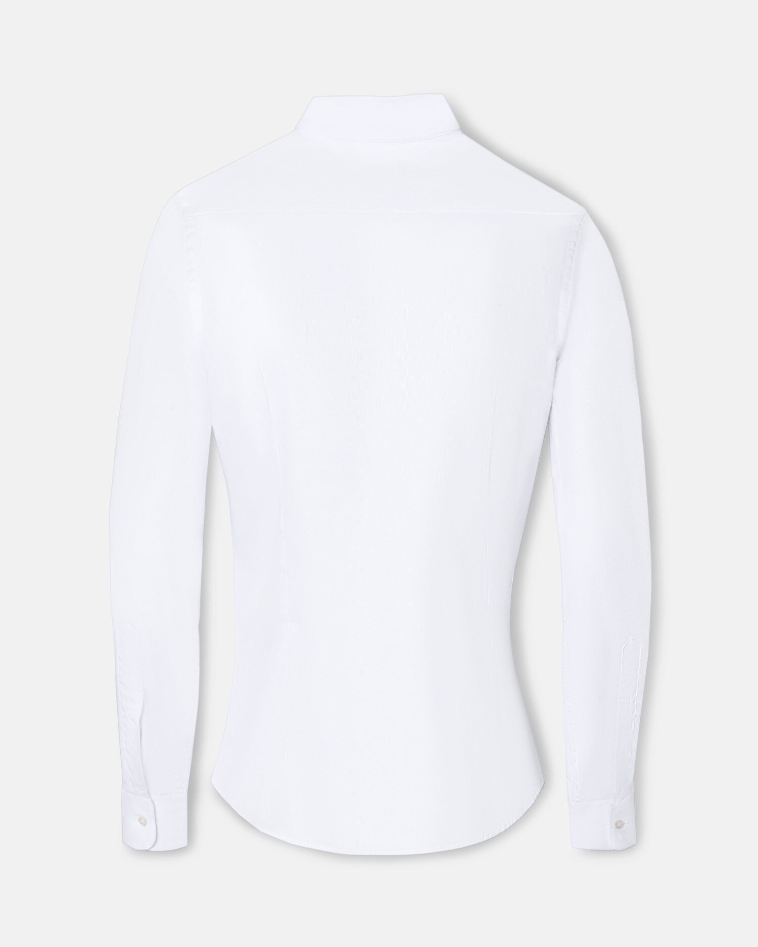 Camisa Formal de Gola Smoking Branca Branco-5