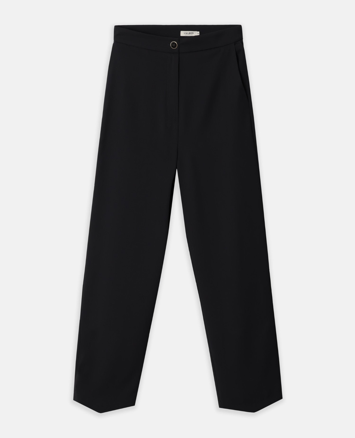 Calças Formais Clássicas em Preto Preto-4