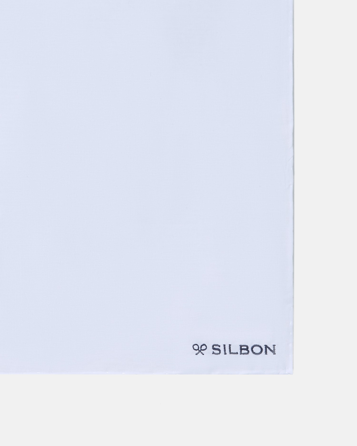 Lenço Silbon com Logo em Branco Branco-2