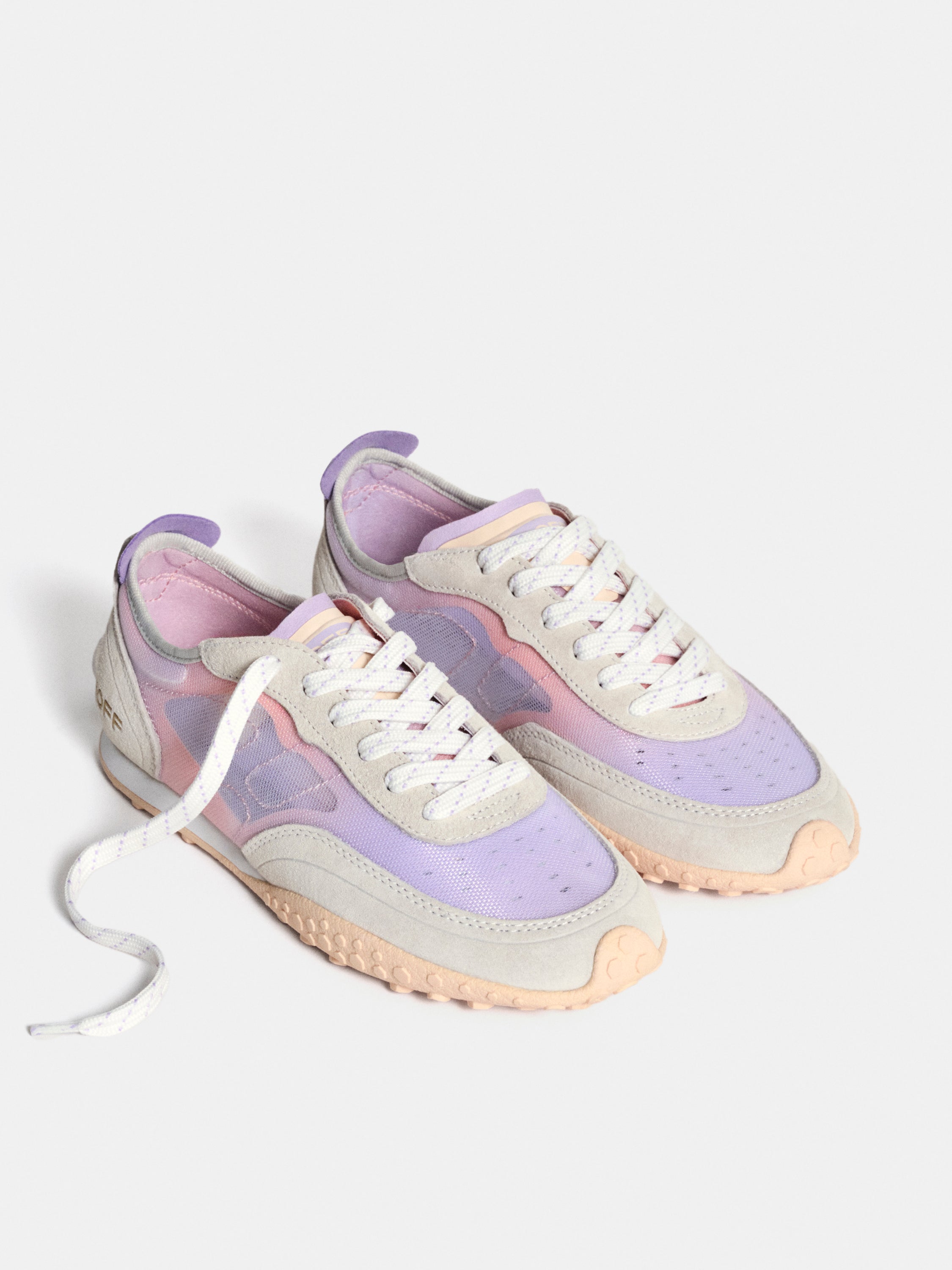 Sapatilhas Desportivas Swallow com Rede Transparente Cinzento-2