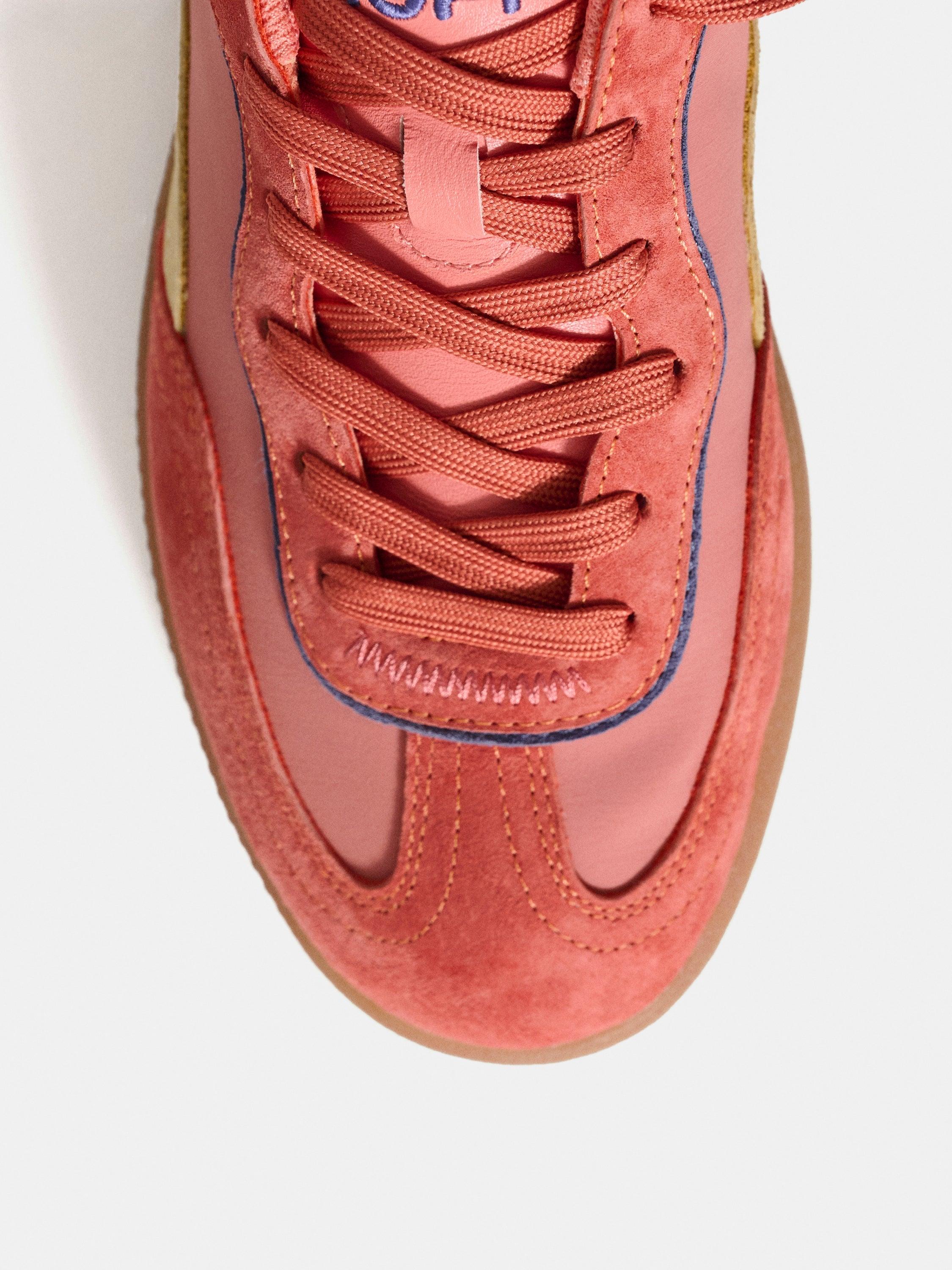 Sapatilhas Desportivas Park com Sola Rasa Vermelho-5