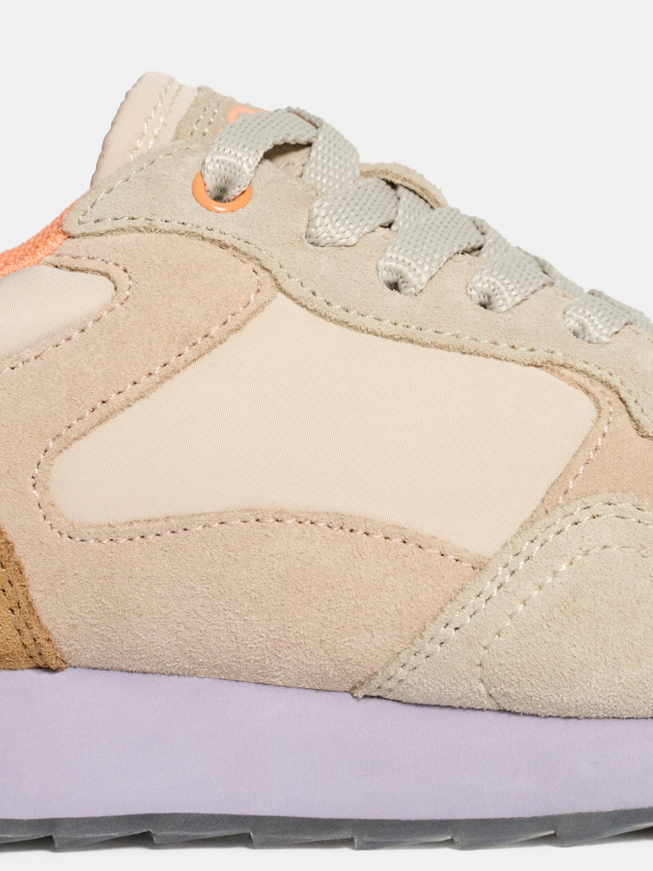 Sapatilhas Baixas em Pele com Sola de Borracha Natural-3