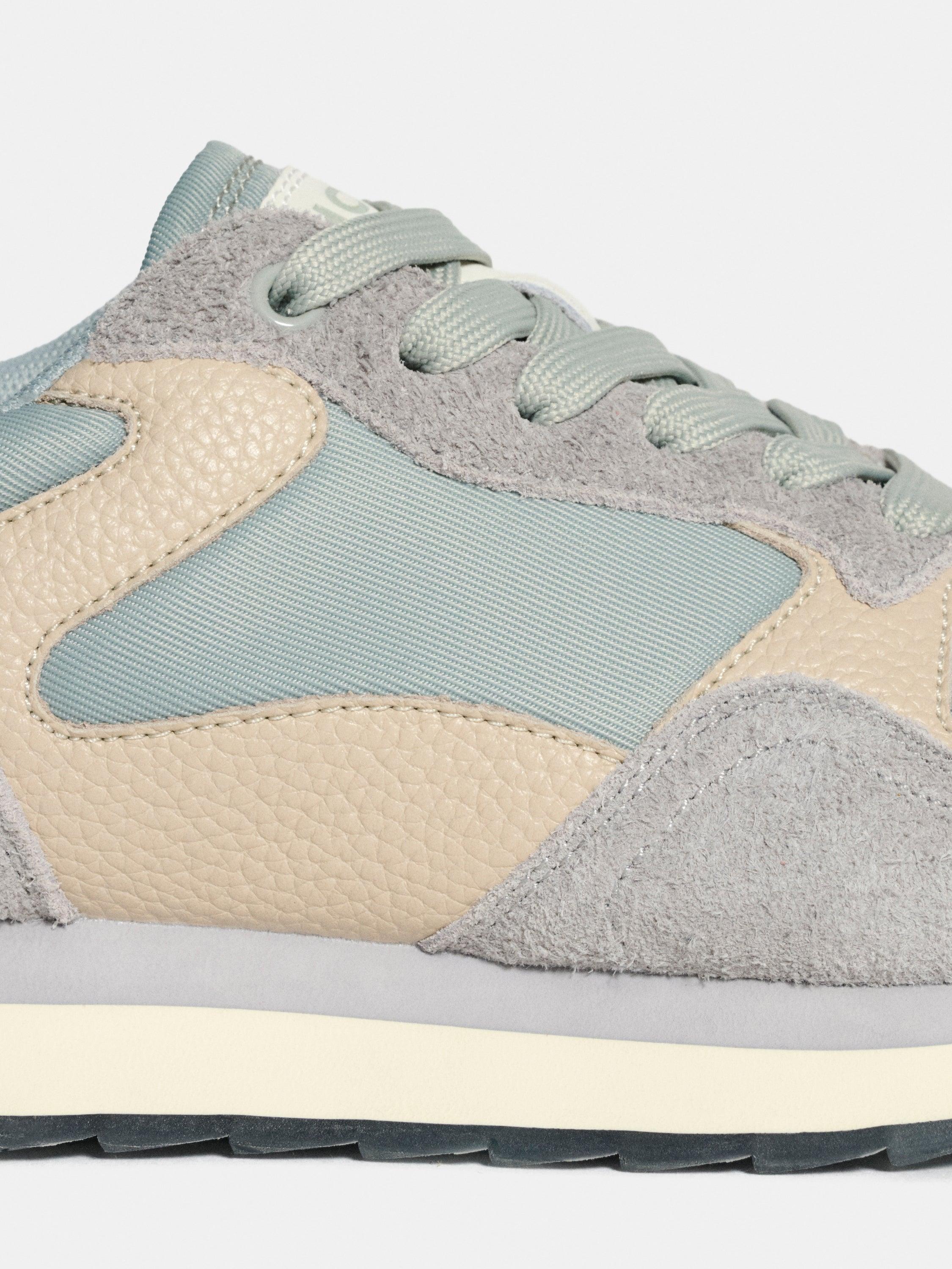 Sapatilhas Baixas em Pele com Sola de Borracha Multicolor-3