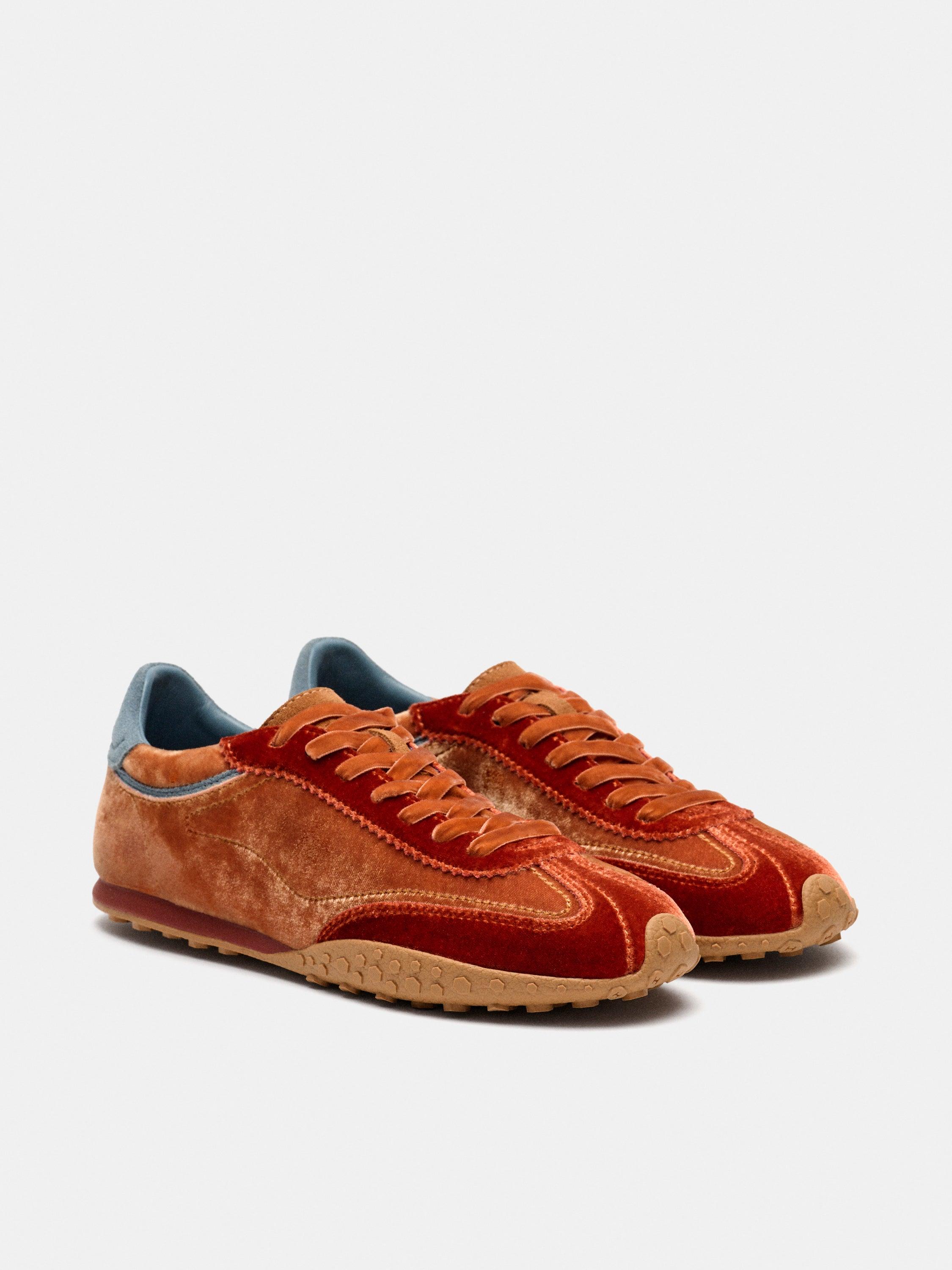 Sapatilhas Desportivas Bridge Velvet Laranja-2