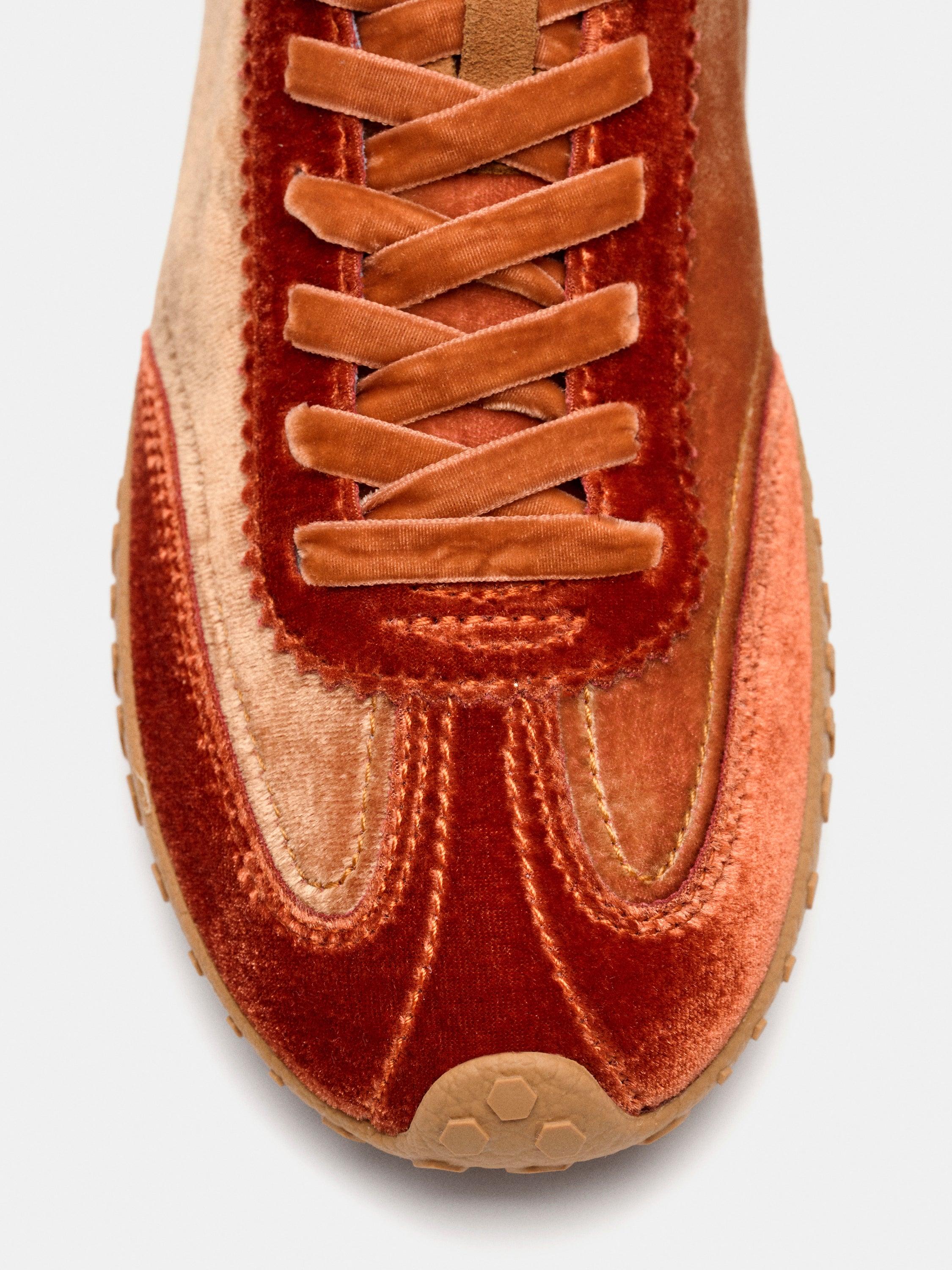 Sapatilhas Desportivas Bridge Velvet Laranja-3
