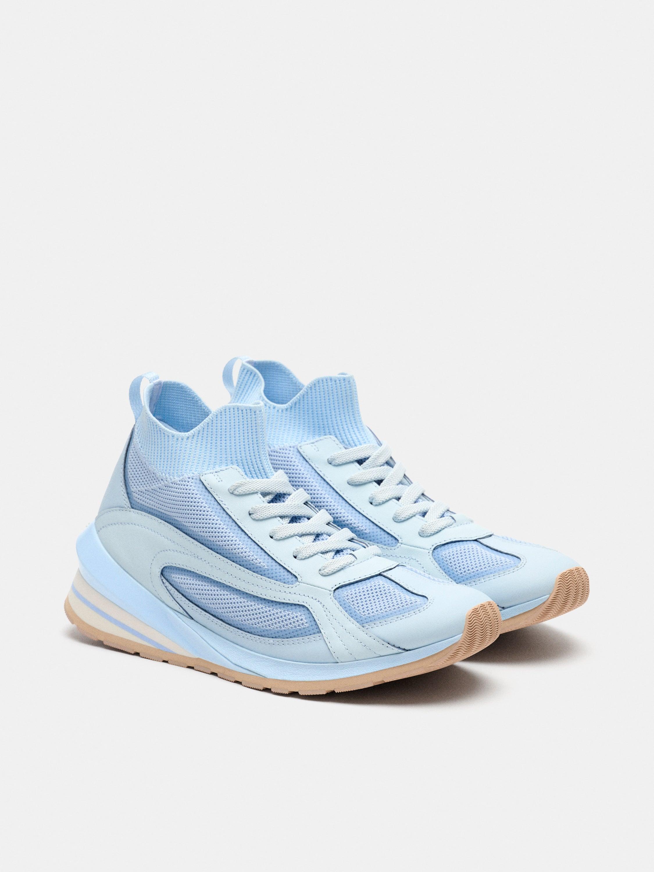 Sapatilhas Retro Running Flyknit Azul-claro-2