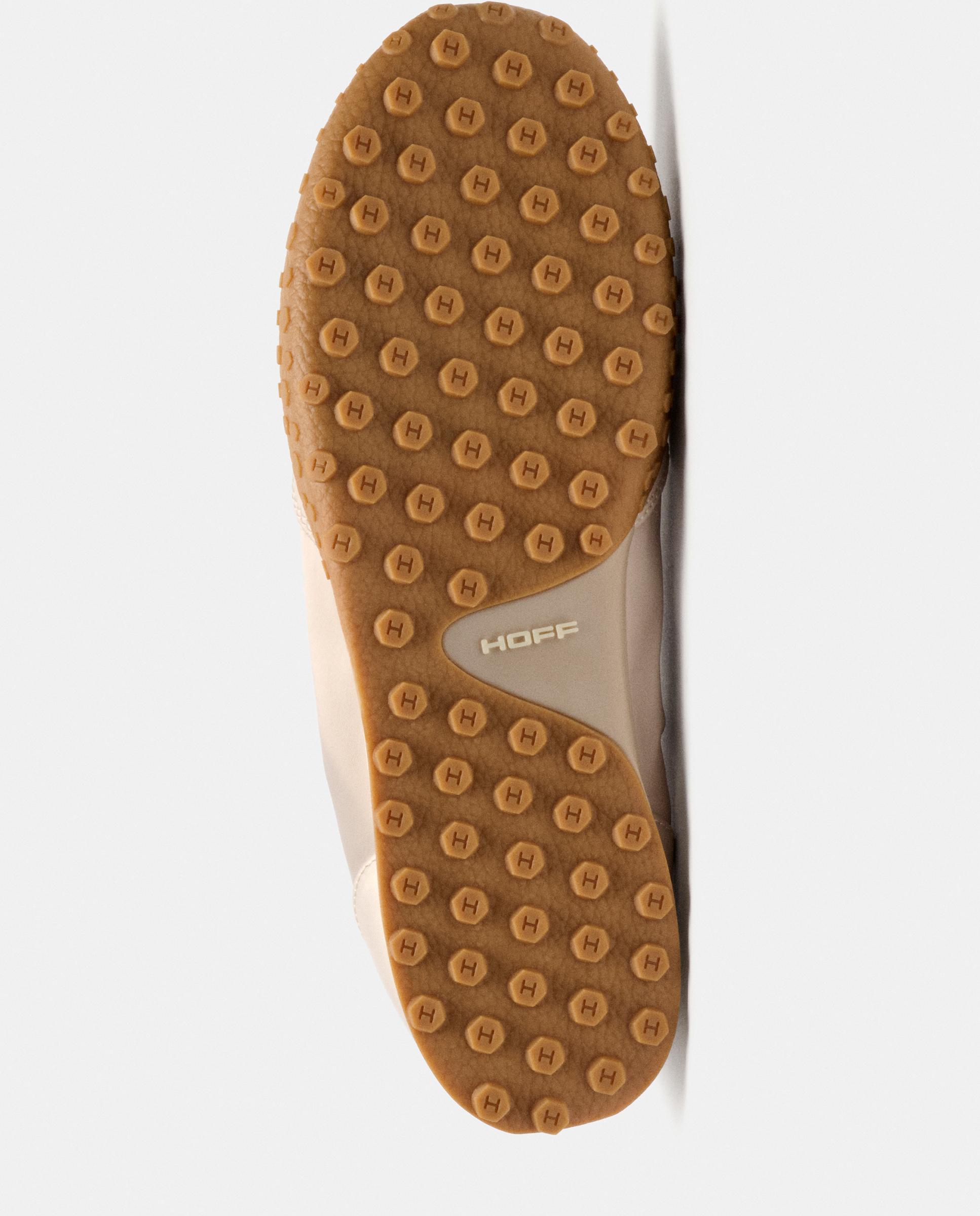 Sapatilhas Desportivas Bridge Satin com Elástico Franzido no Calcanhar Bege-4