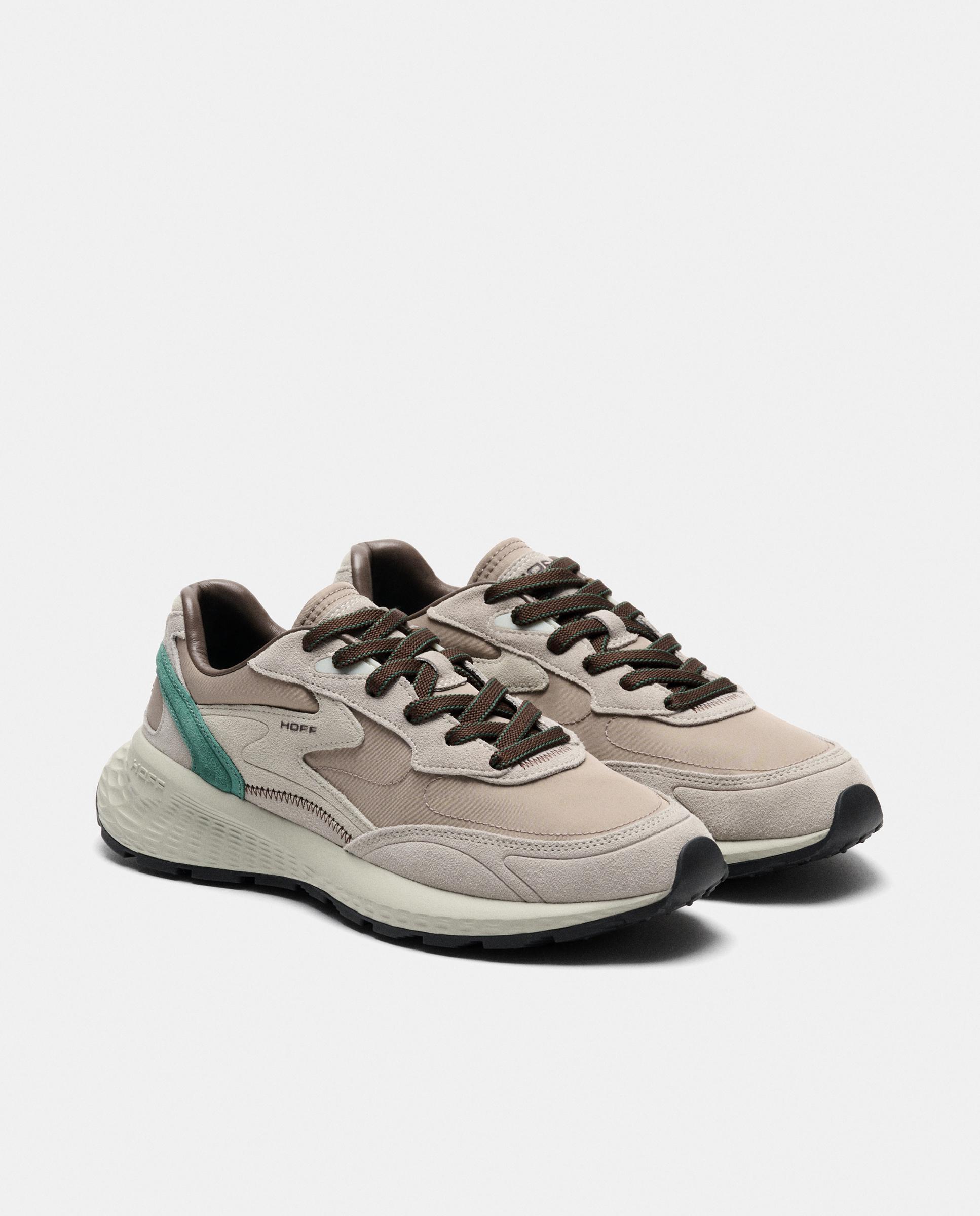 Sapatilhas Desportivas City Mkii de Pele Combinada Taupe-2