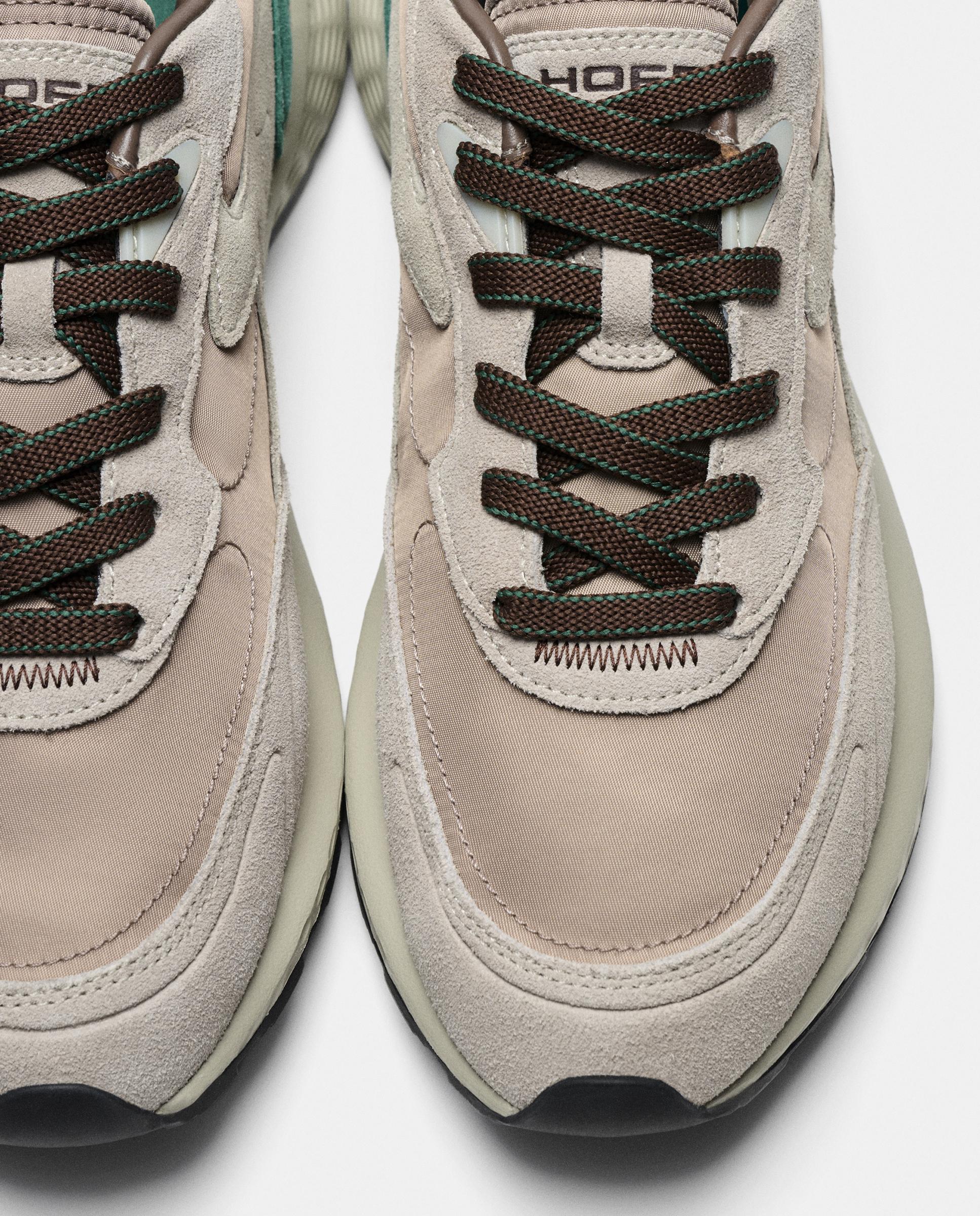 Sapatilhas Desportivas City Mkii de Pele Combinada Taupe-4