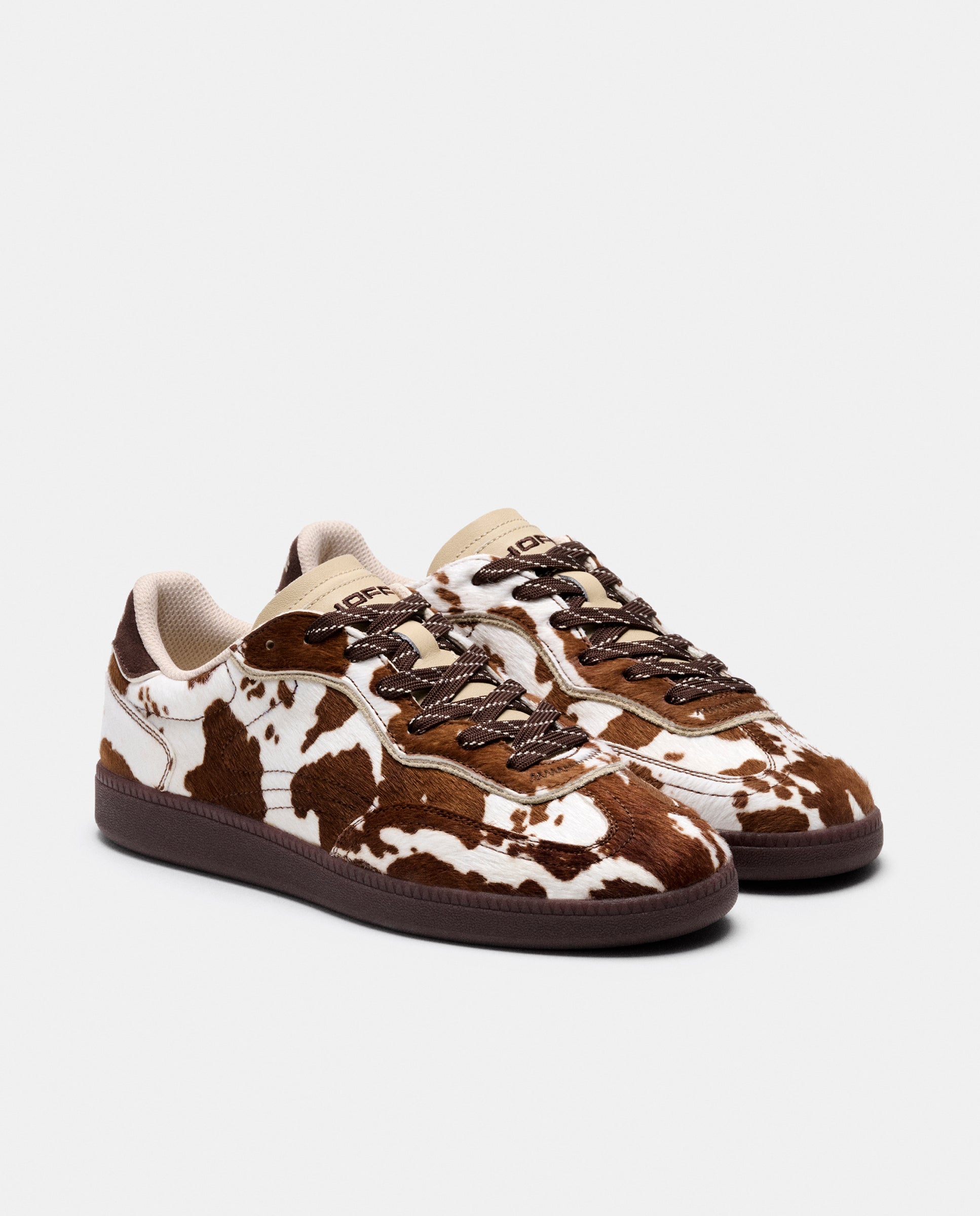 Imagem 0 de Sapatilhas Park Cow Print de Pele