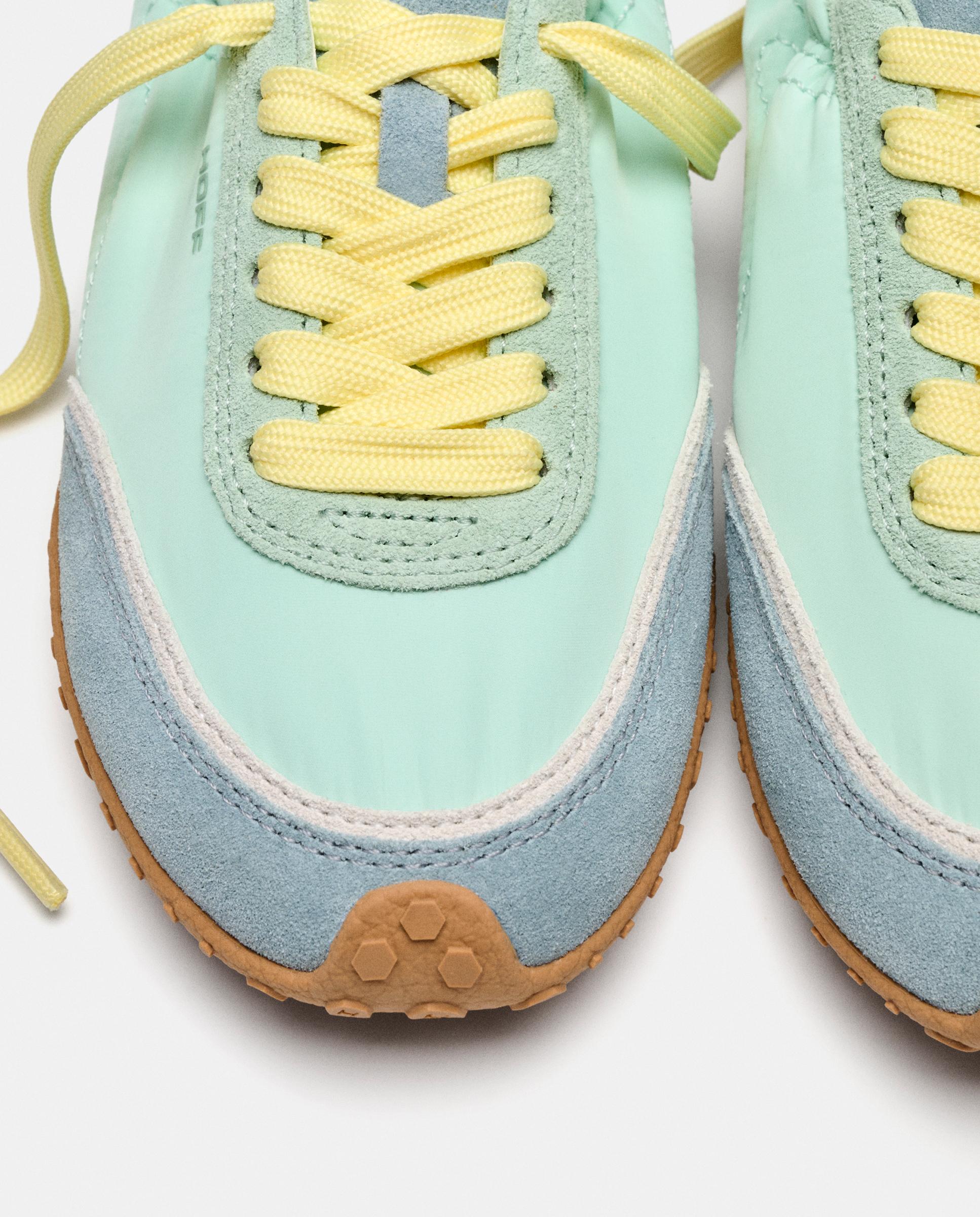 Sapatilhas Desportivas Bridge Dopamine Kids com Acabamento Acetinado Hoff Verde-menta-3