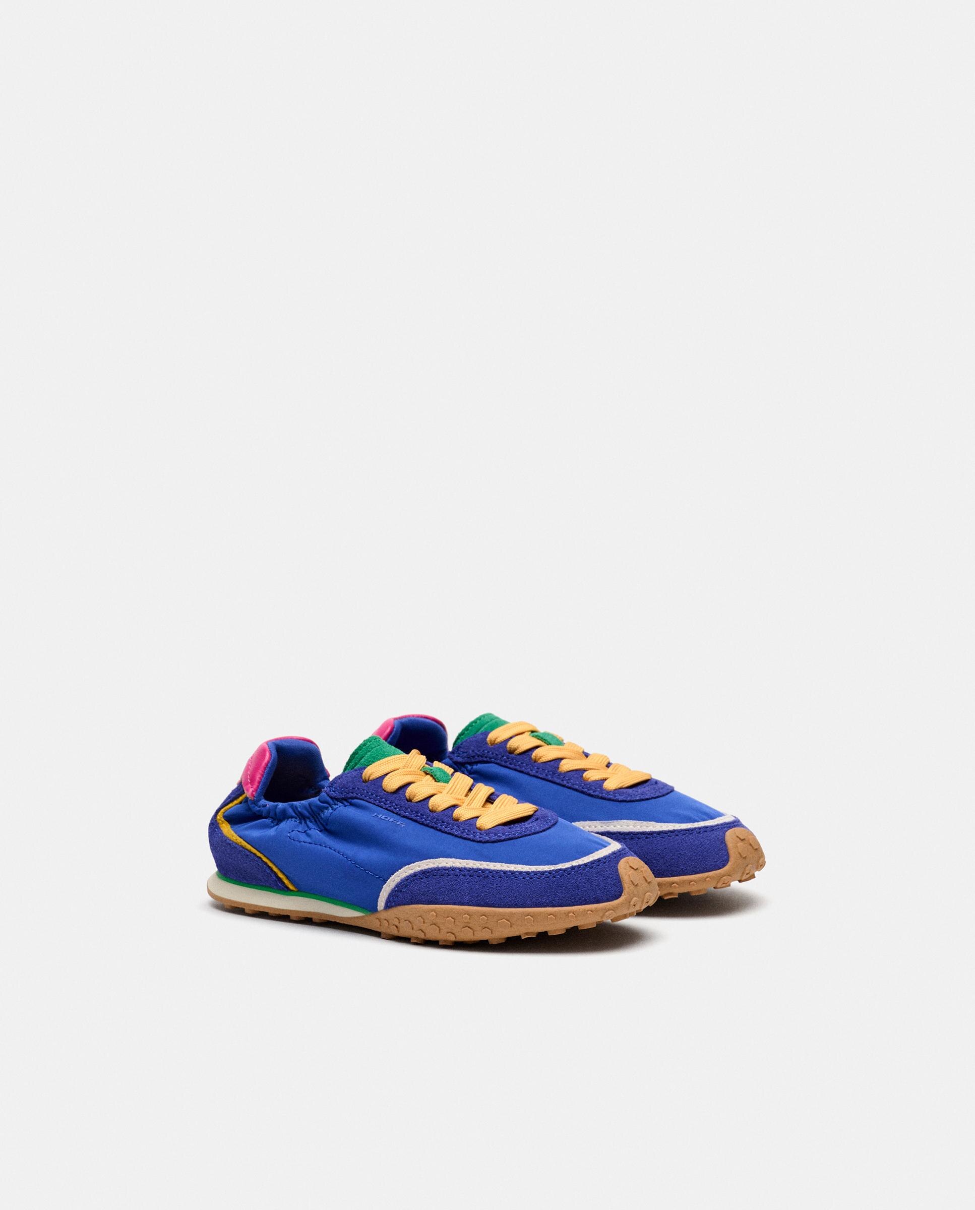 Sapatilhas Desportivas Bridge Dopamine Kids com Acabamento Acetinado Hoff Azul-elétrico-2