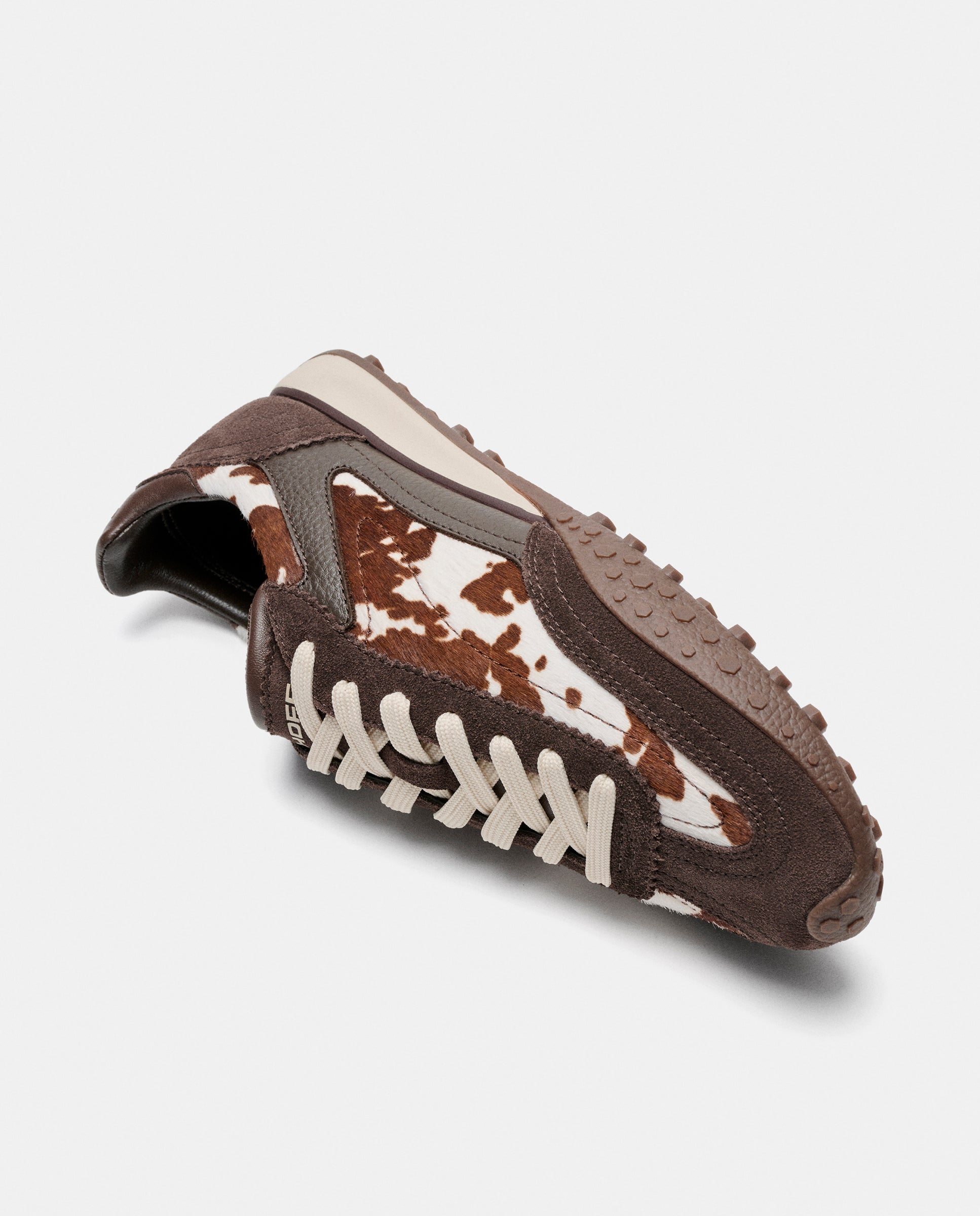 Sapatilhas Mkii Cow Print de Pele Castanho-6