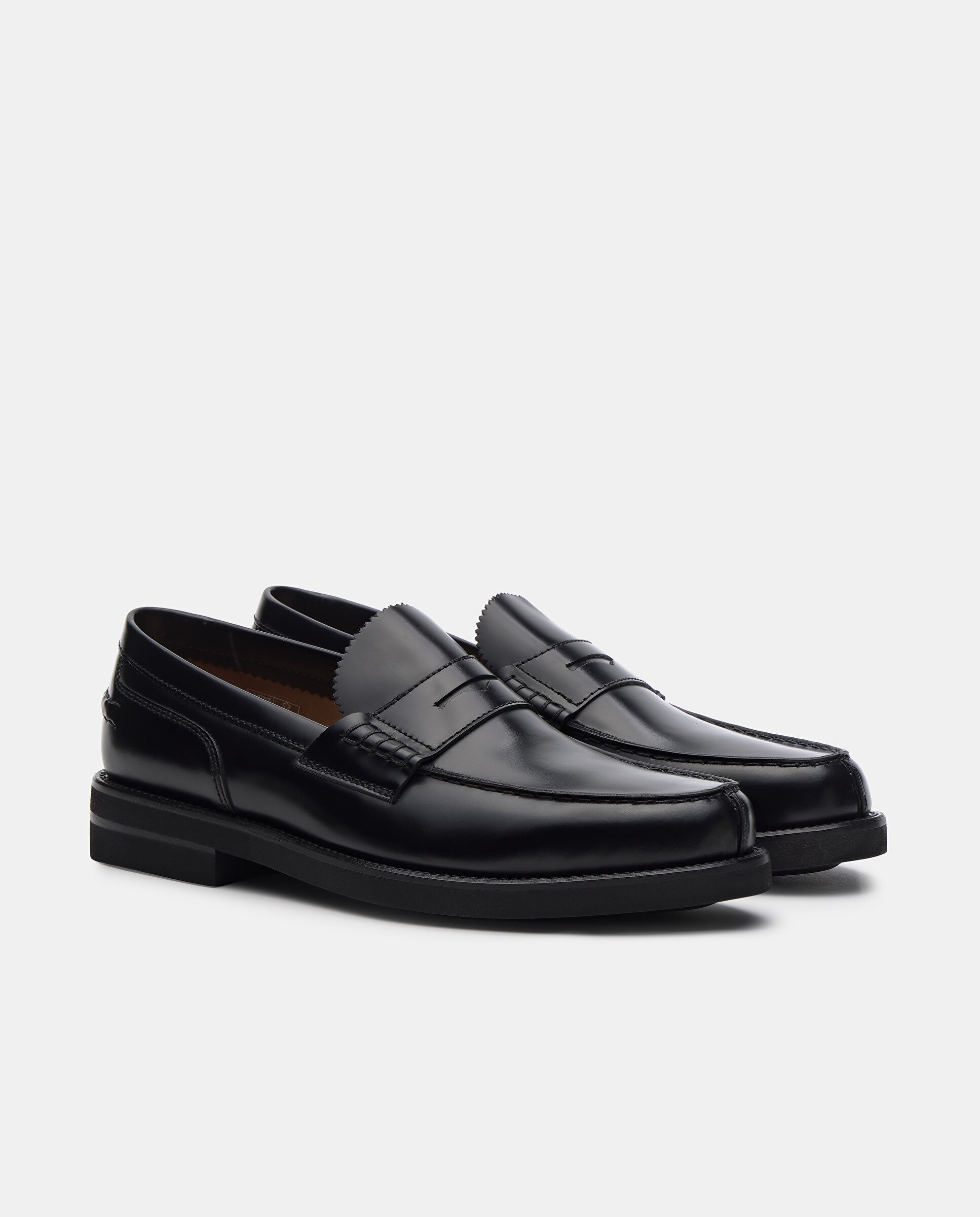 Mocassins Formais em Pele de Bovino Preto-2