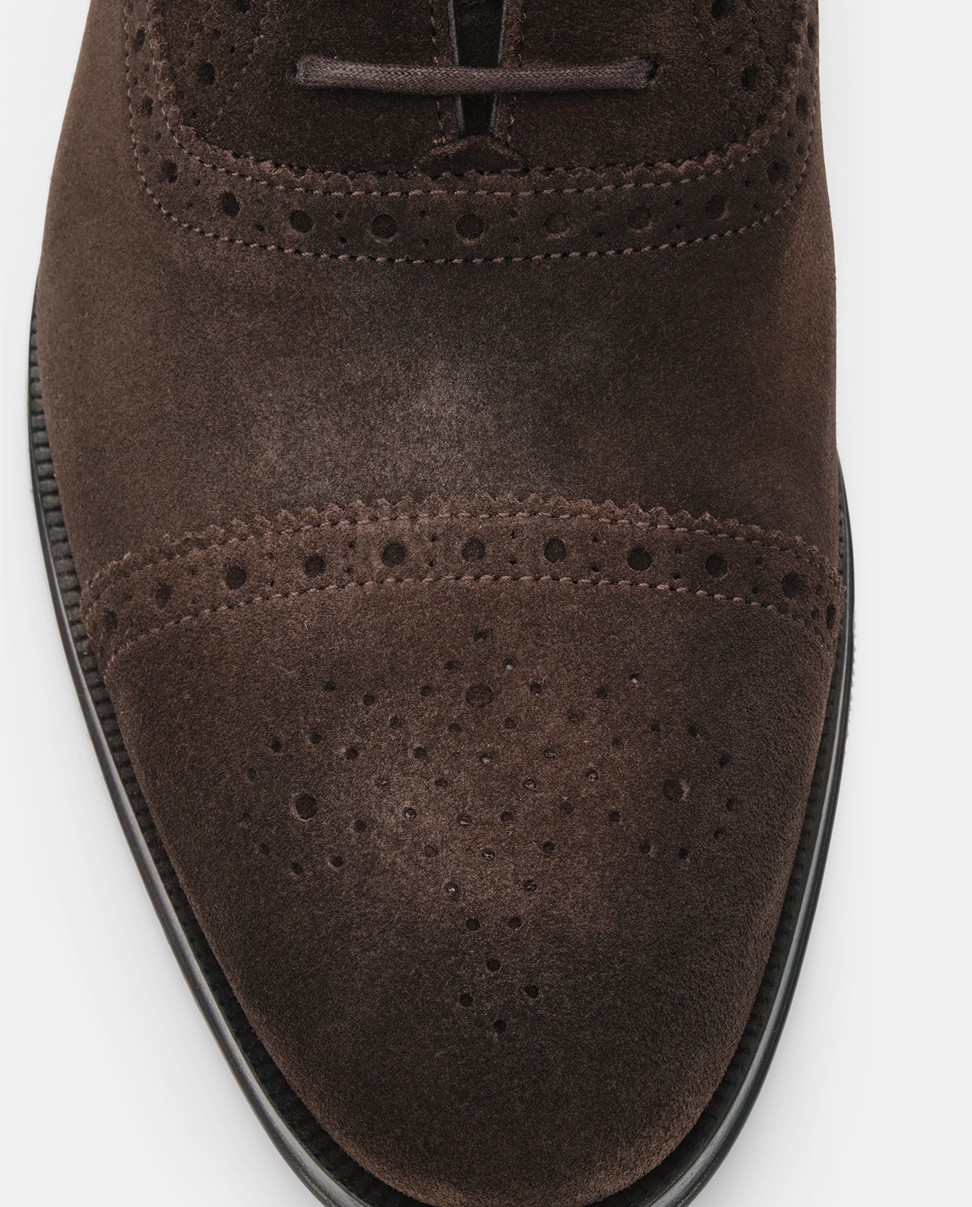 Sapatos Oxford Lenox em Pele de Bovino Castanho-4