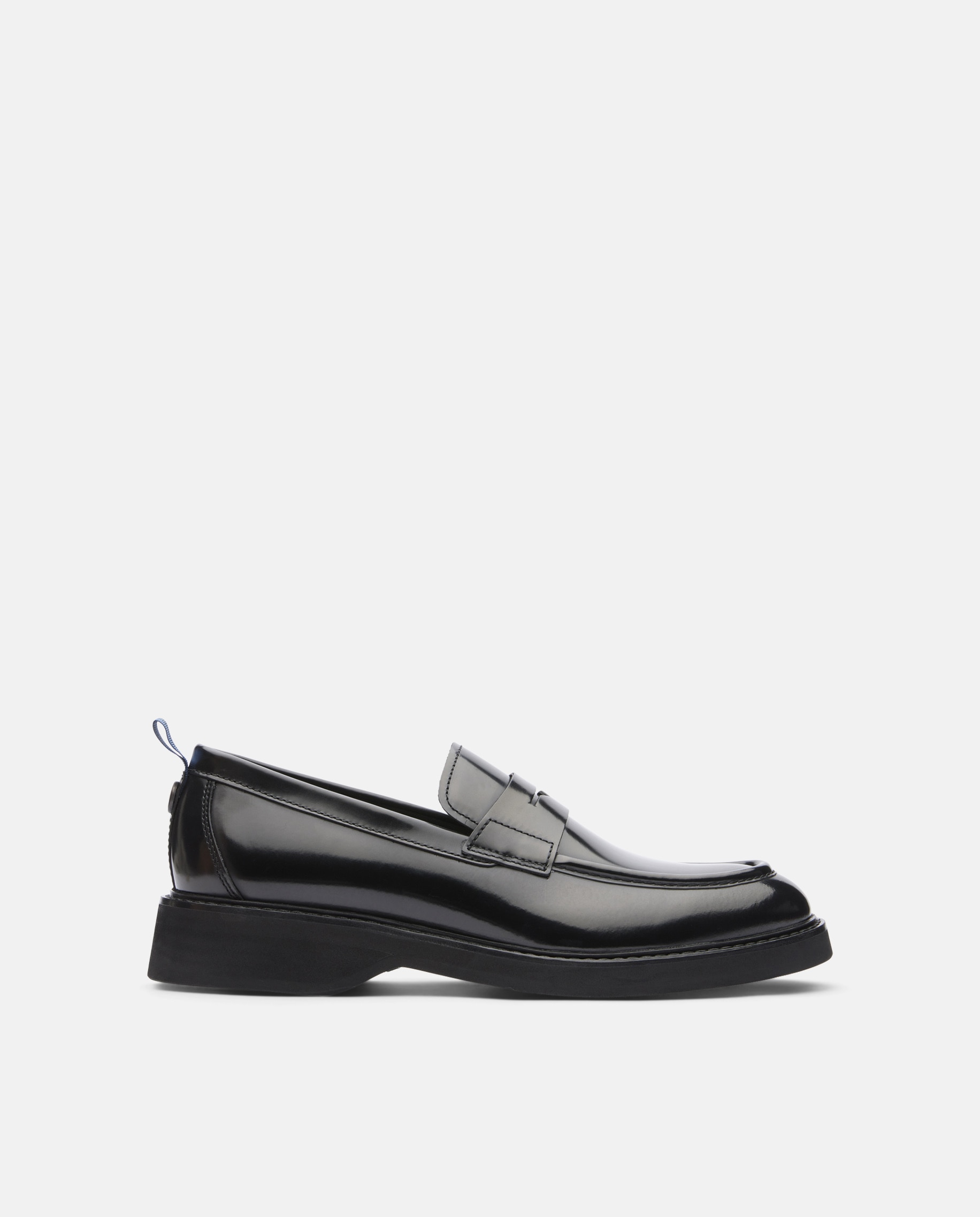 Sapatos de Vela em Pele Polida - Preto Preto-1