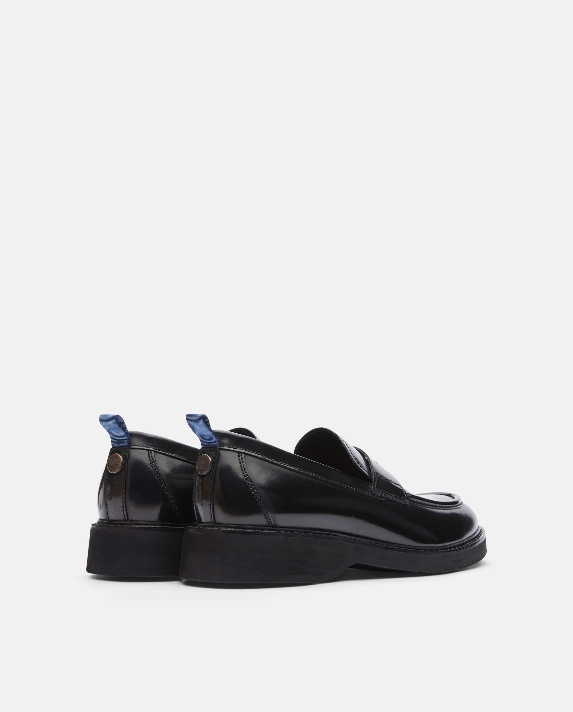 Sapatos de Vela em Pele Polida - Preto Preto-3