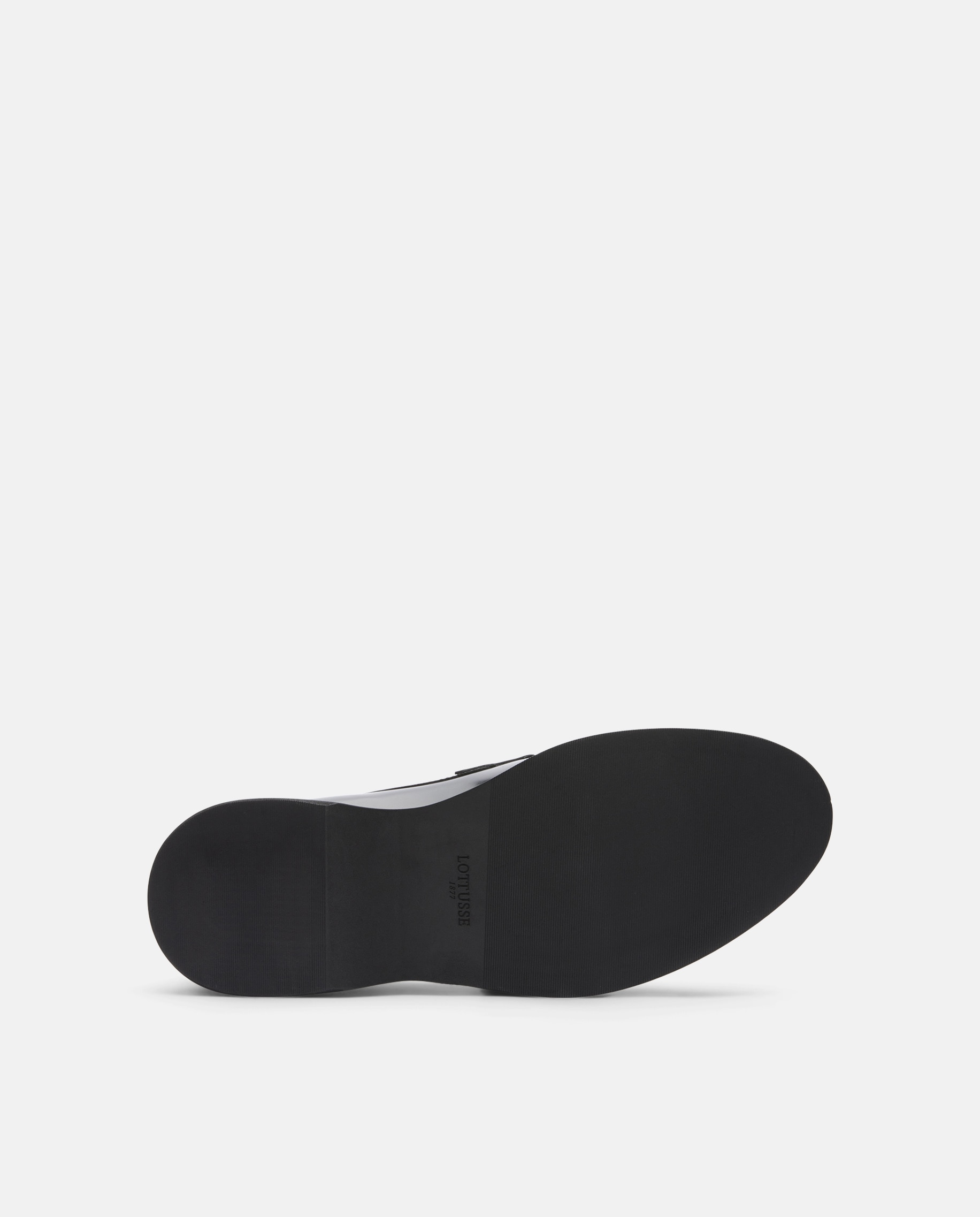 Sapatos de Vela em Pele Polida - Preto Preto-5