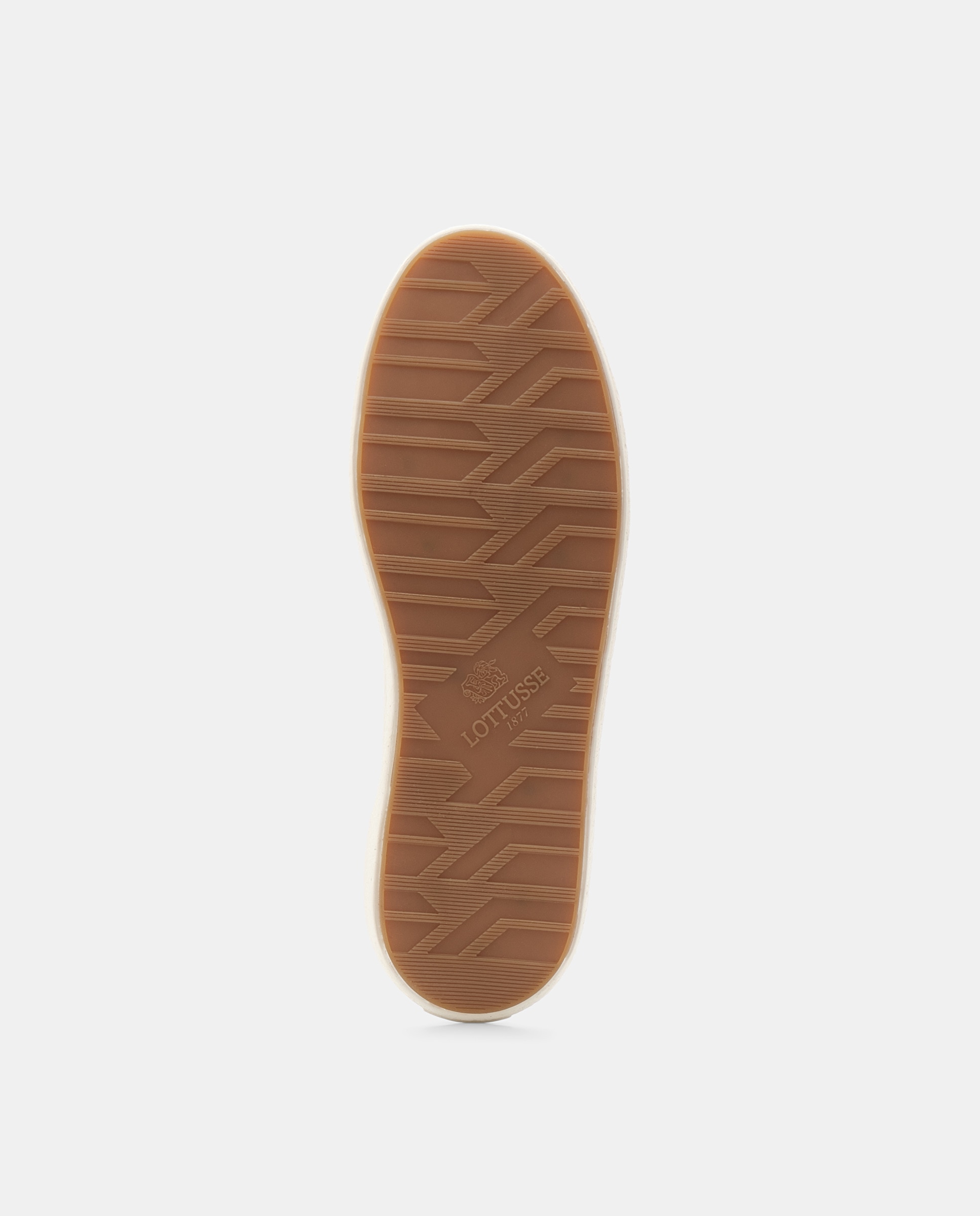 Sapatilhas Retro de Pele de Grão Suave Bege-5