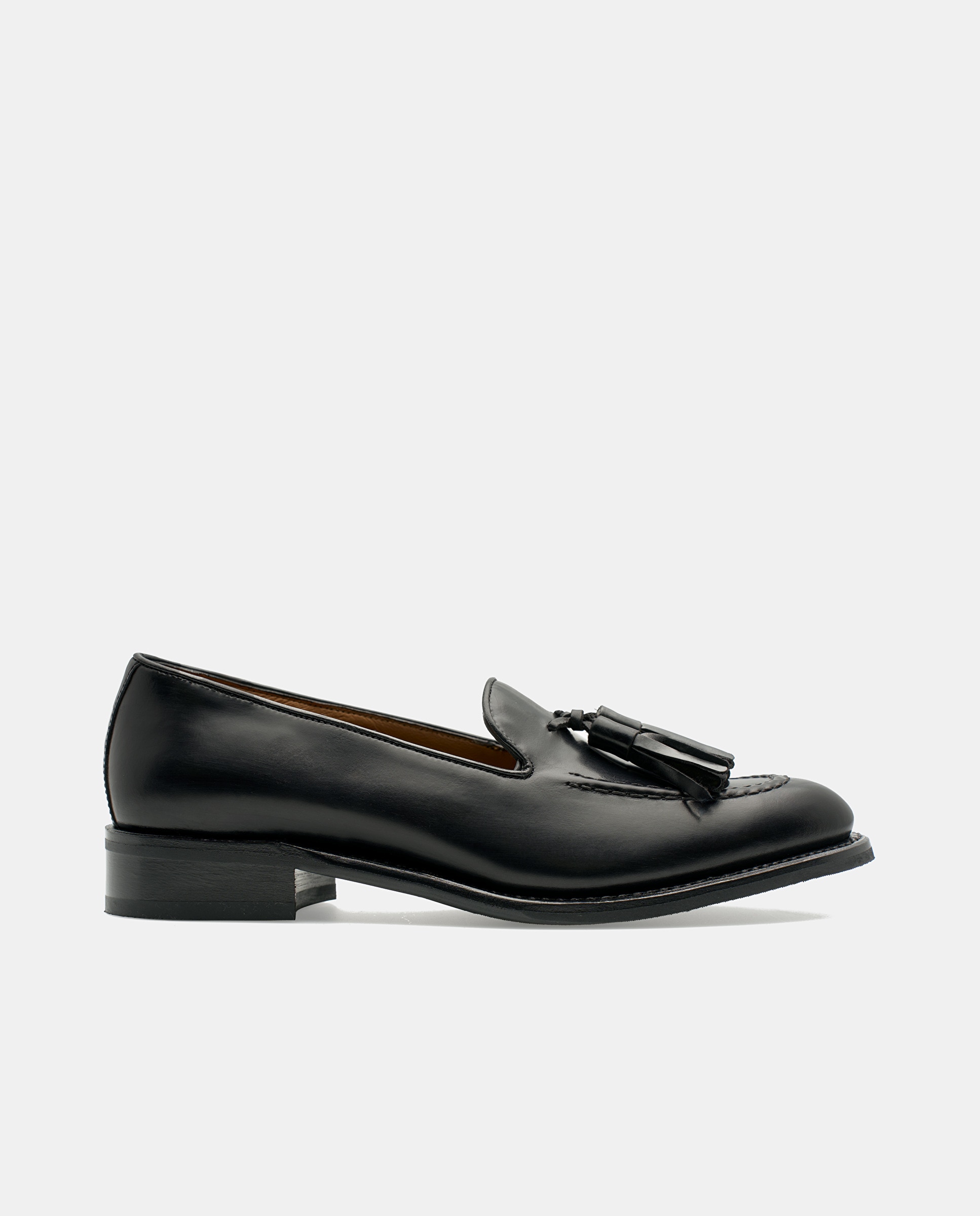 Mocassins Cambridge de Pele Bovino Preto-1