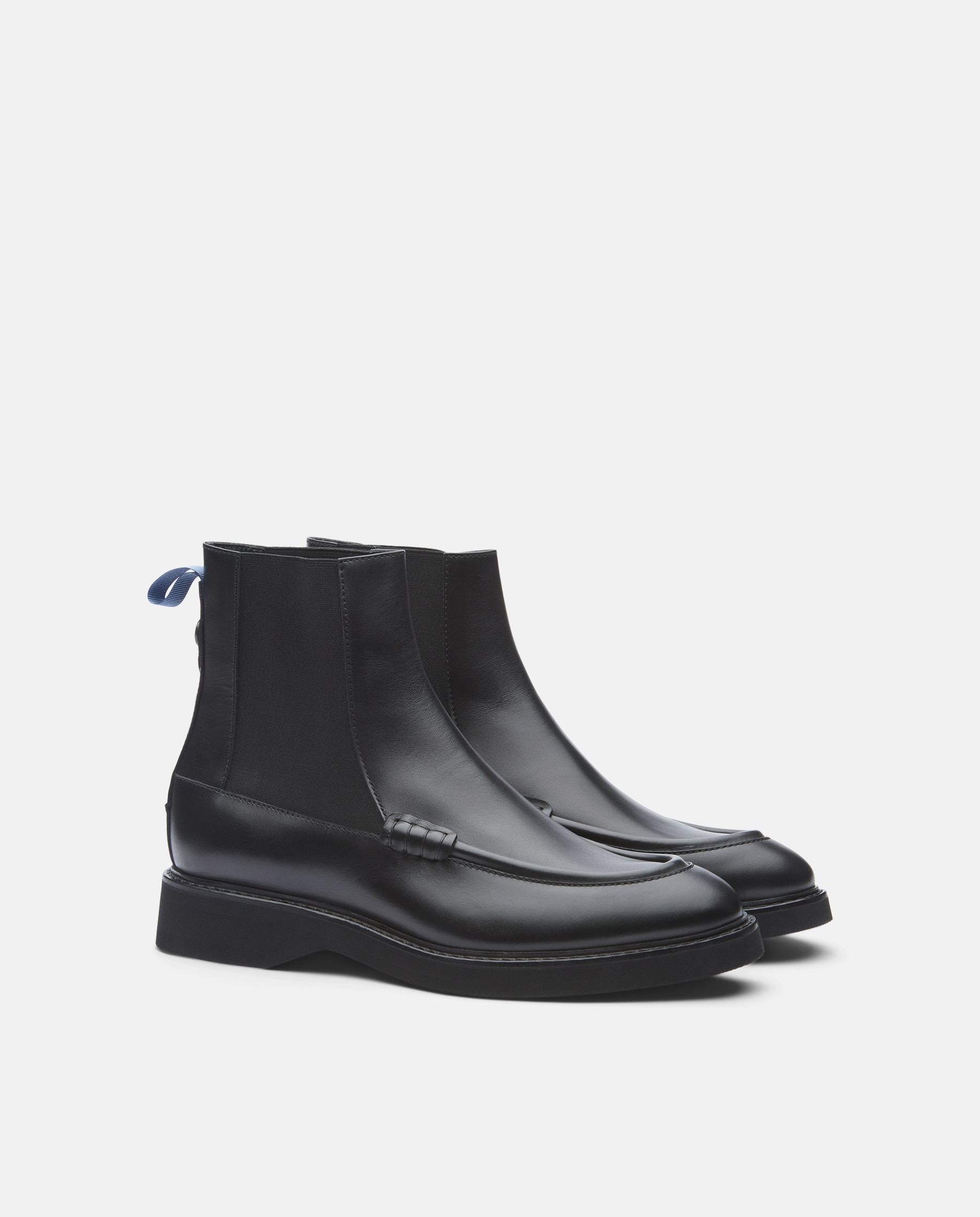 Botins em Pele Escovada - Preto Preto-2