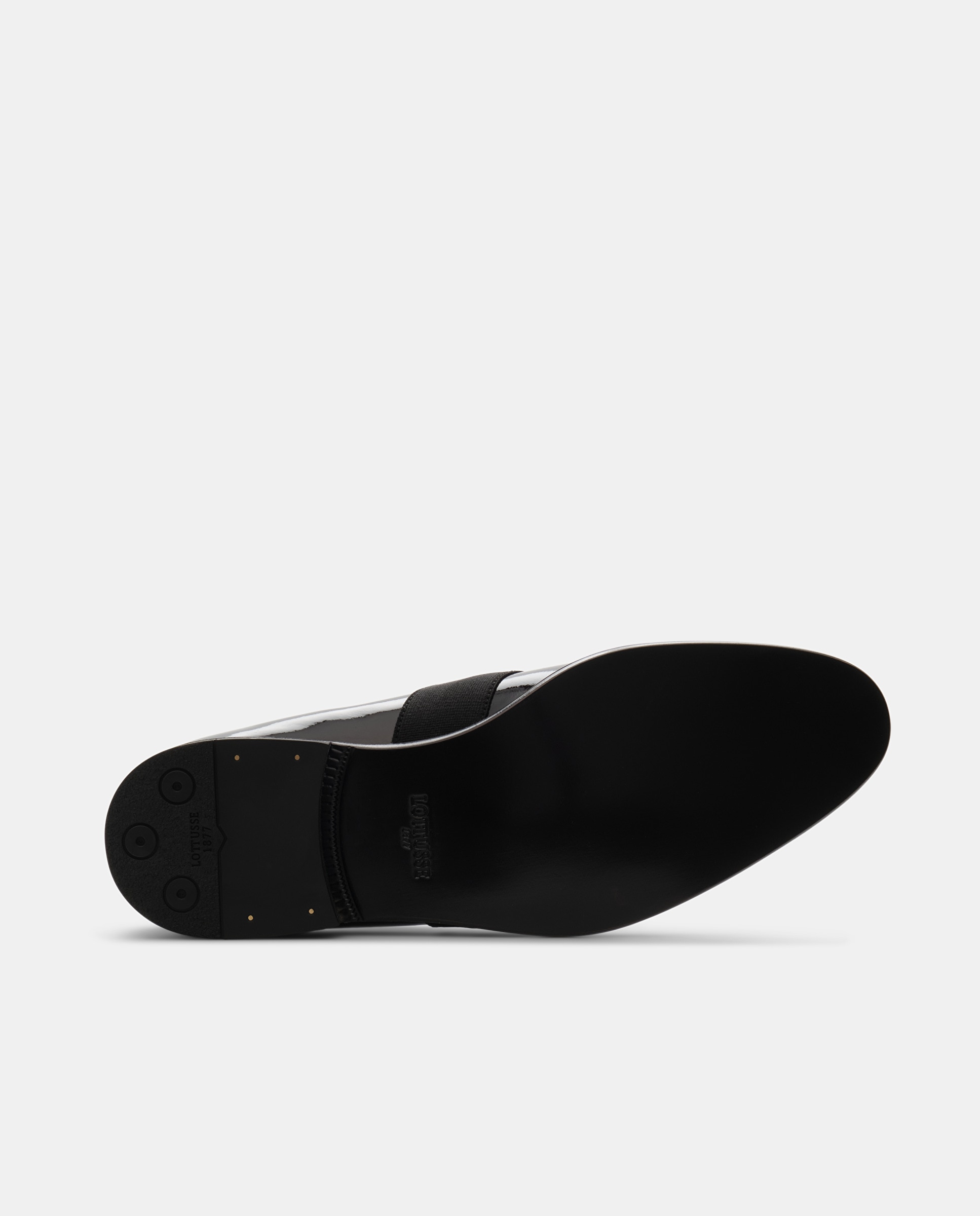 Mocassins com Tira Regency de Pele de Bovino em Preto Preto-5
