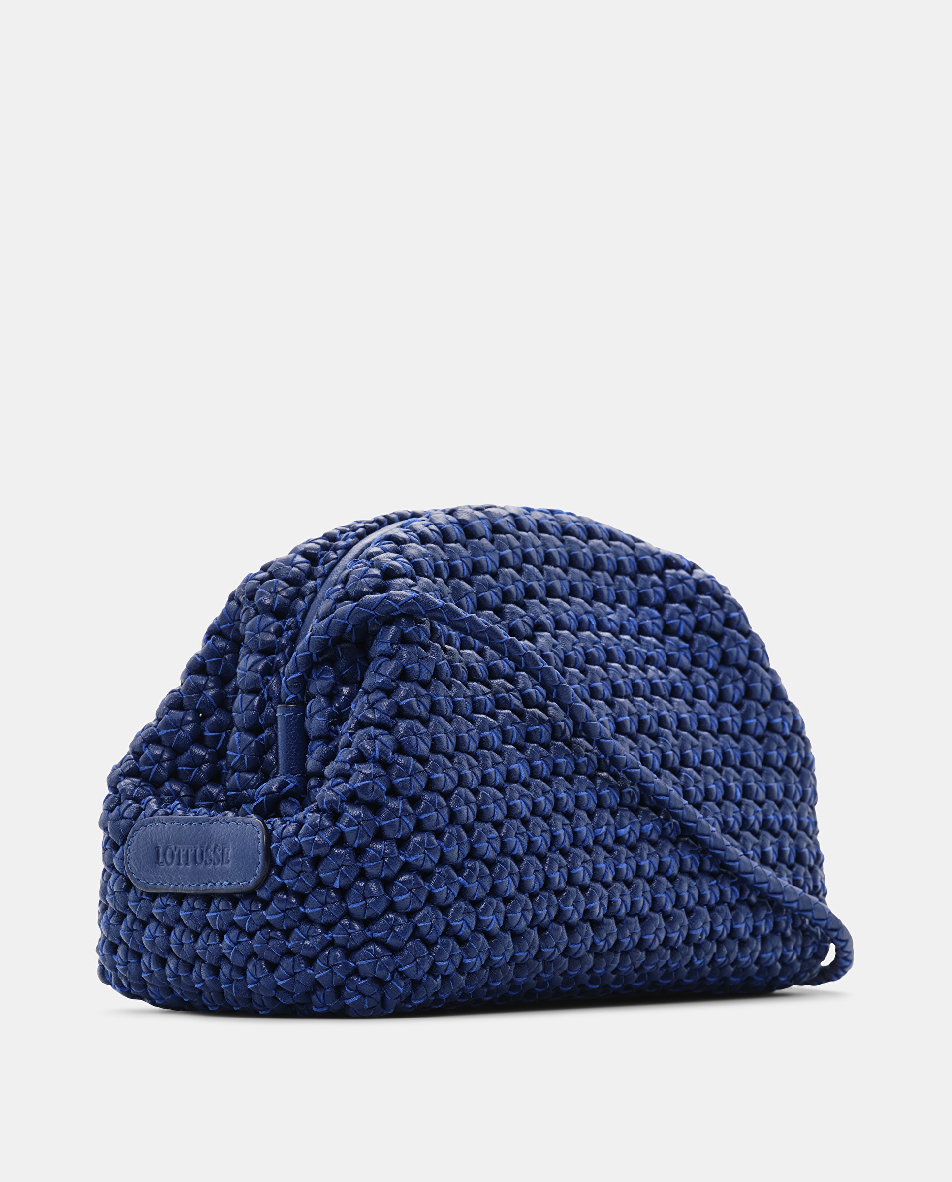 Mala de Mão Noodbag de Pele de Cordeiro Azul-índigo-2