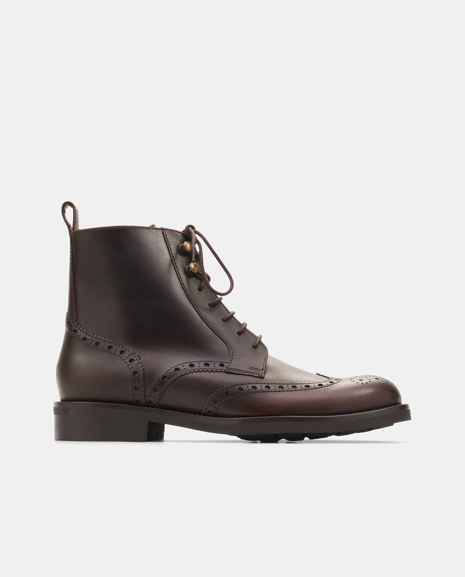 Botins em Pele PV Chelsea Castanho-1