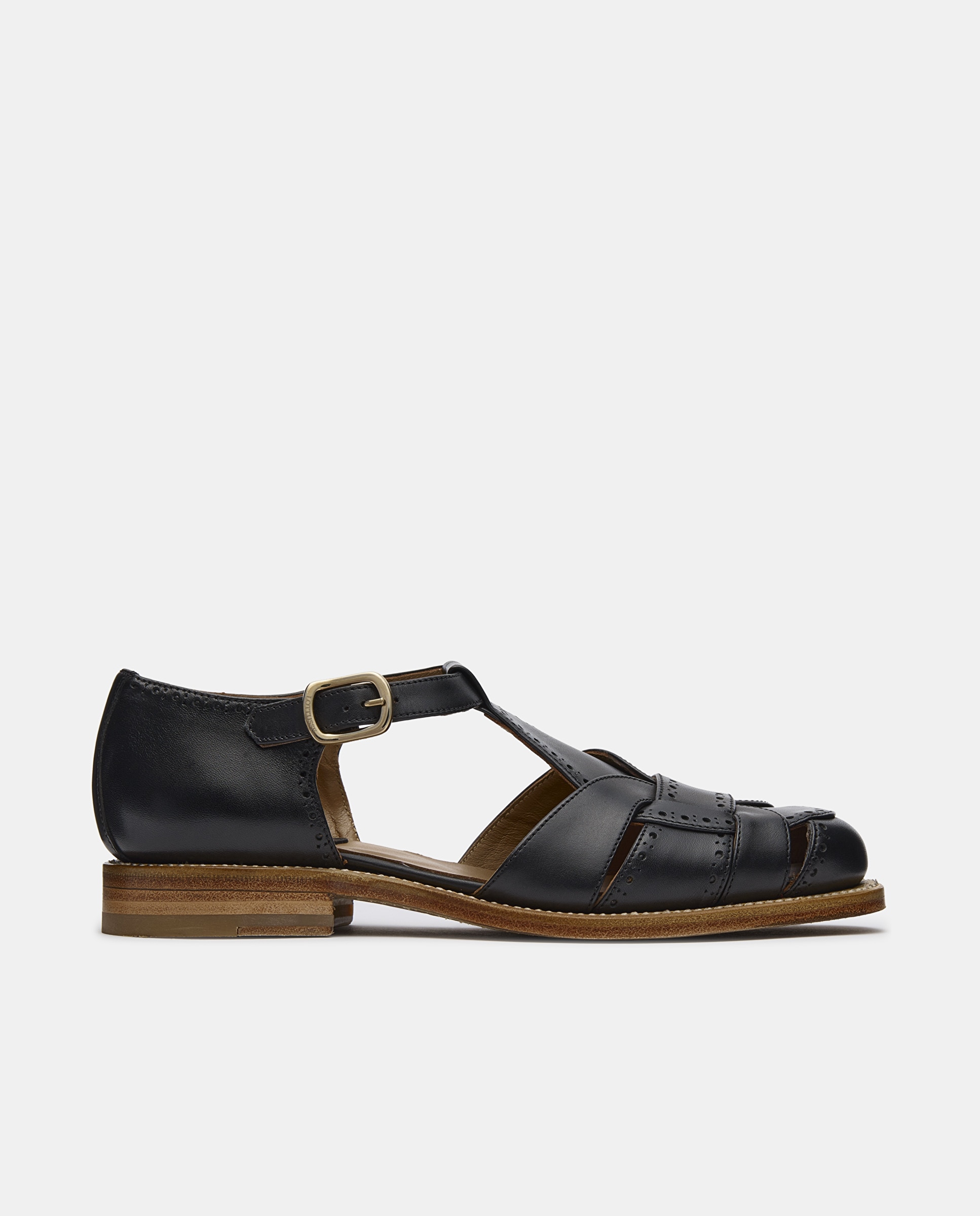 Cangrejeras Abertas de Pele Preto-1