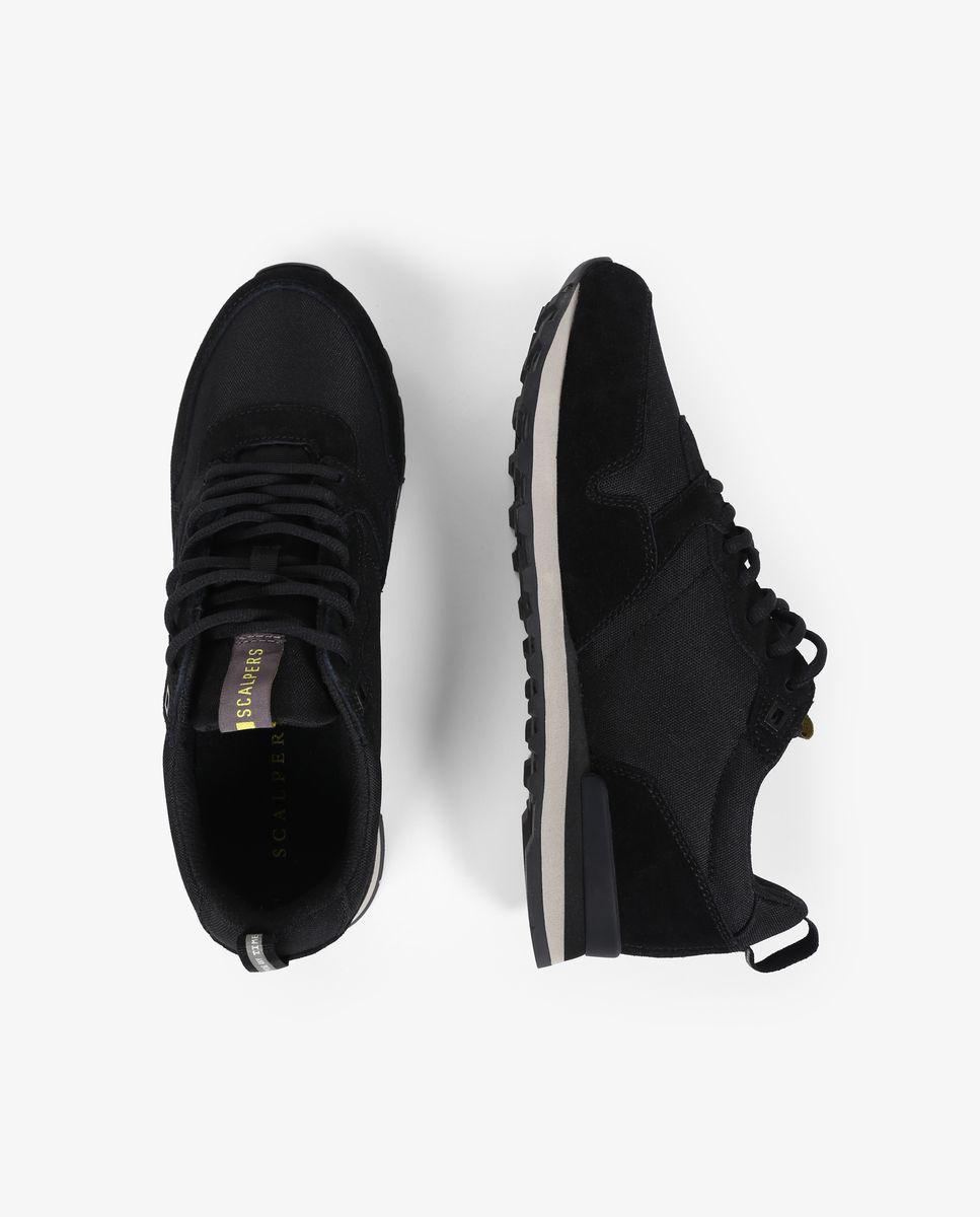 Sapatilhas Desportivas Combinadas com Atacadores Preto-3