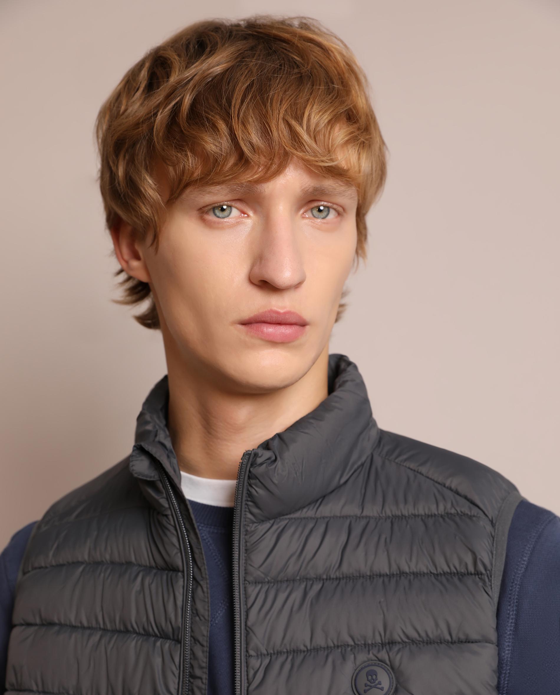 Colete Water Repellent com Fecho Zip Cinzento-escuro-2