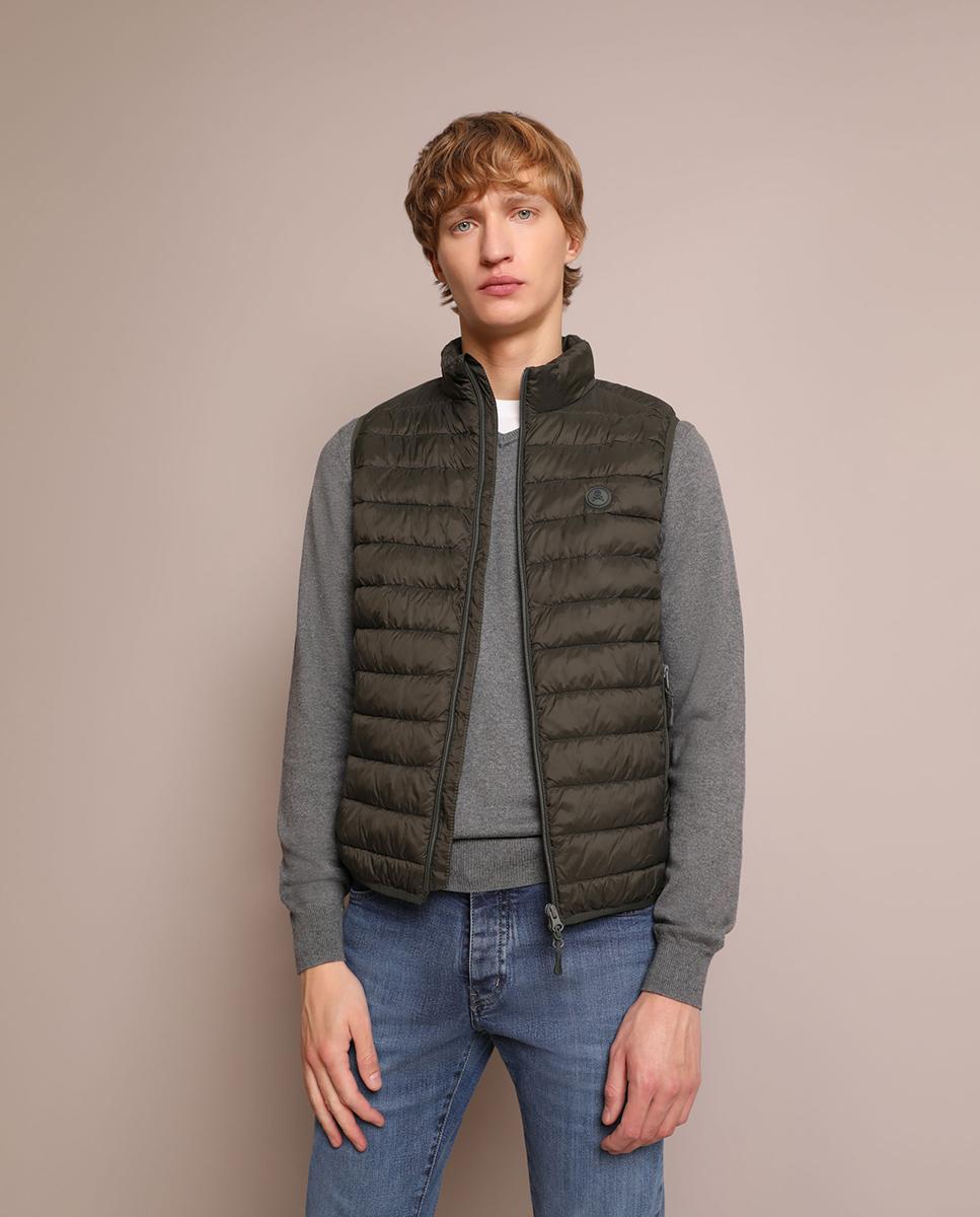 Imagem 0 de Colete de Sobretudo Slim Fit com Fecho Zip