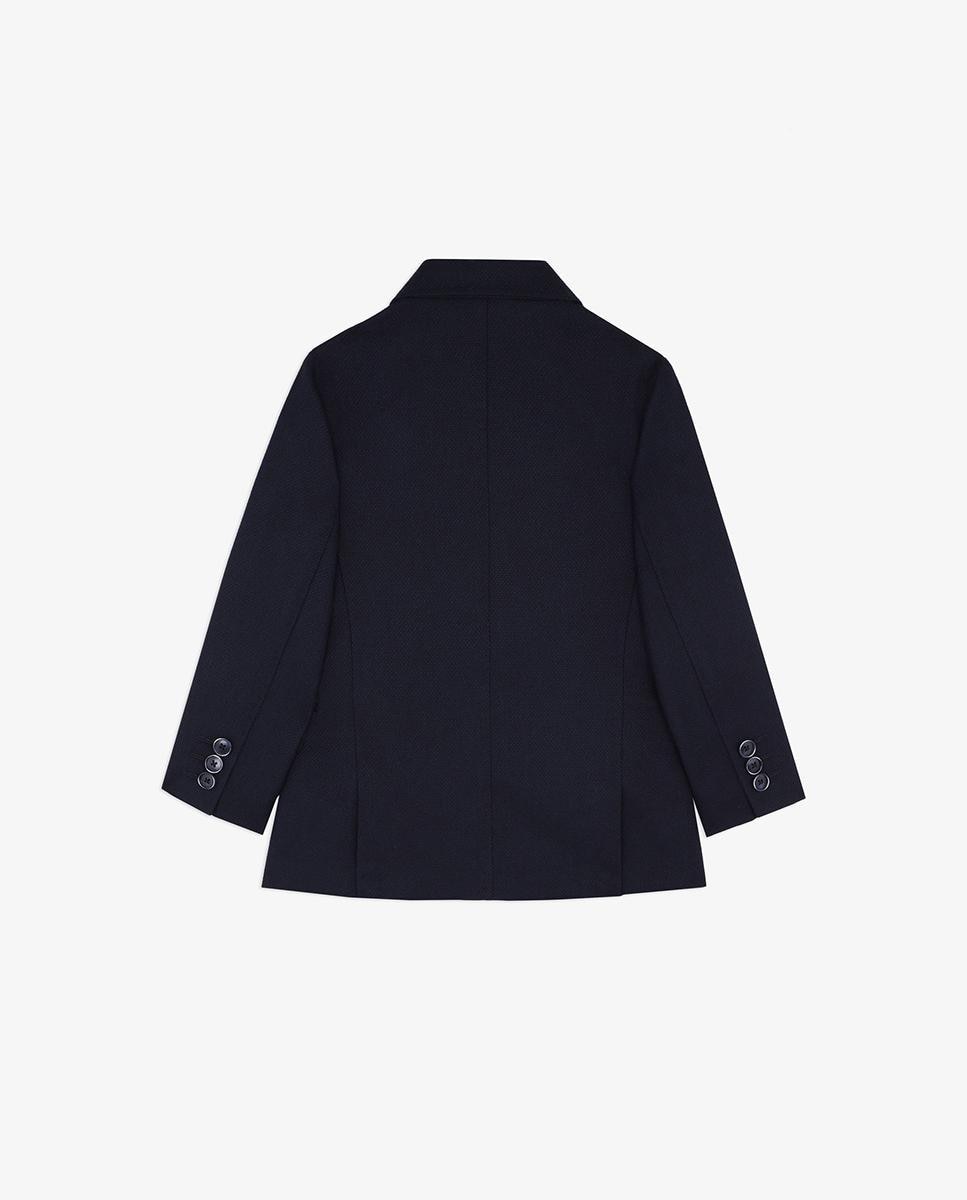 Blazer Infantil com Lapelas e Fecho de Botão Navy-4