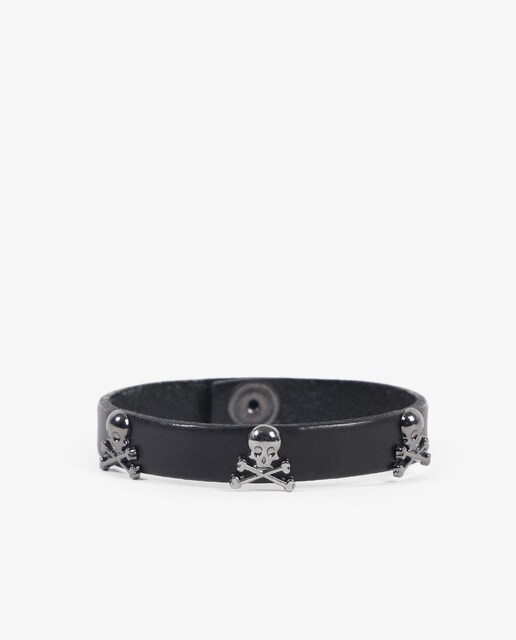 Imagem 0 de Pulseira de Pele em Preto
