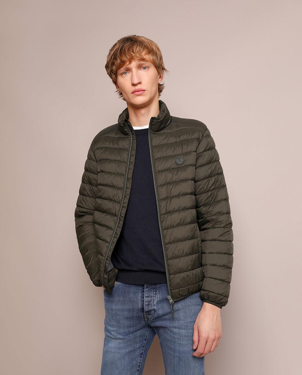 Plumífero Acolchoado Slim Fit Caqui-1