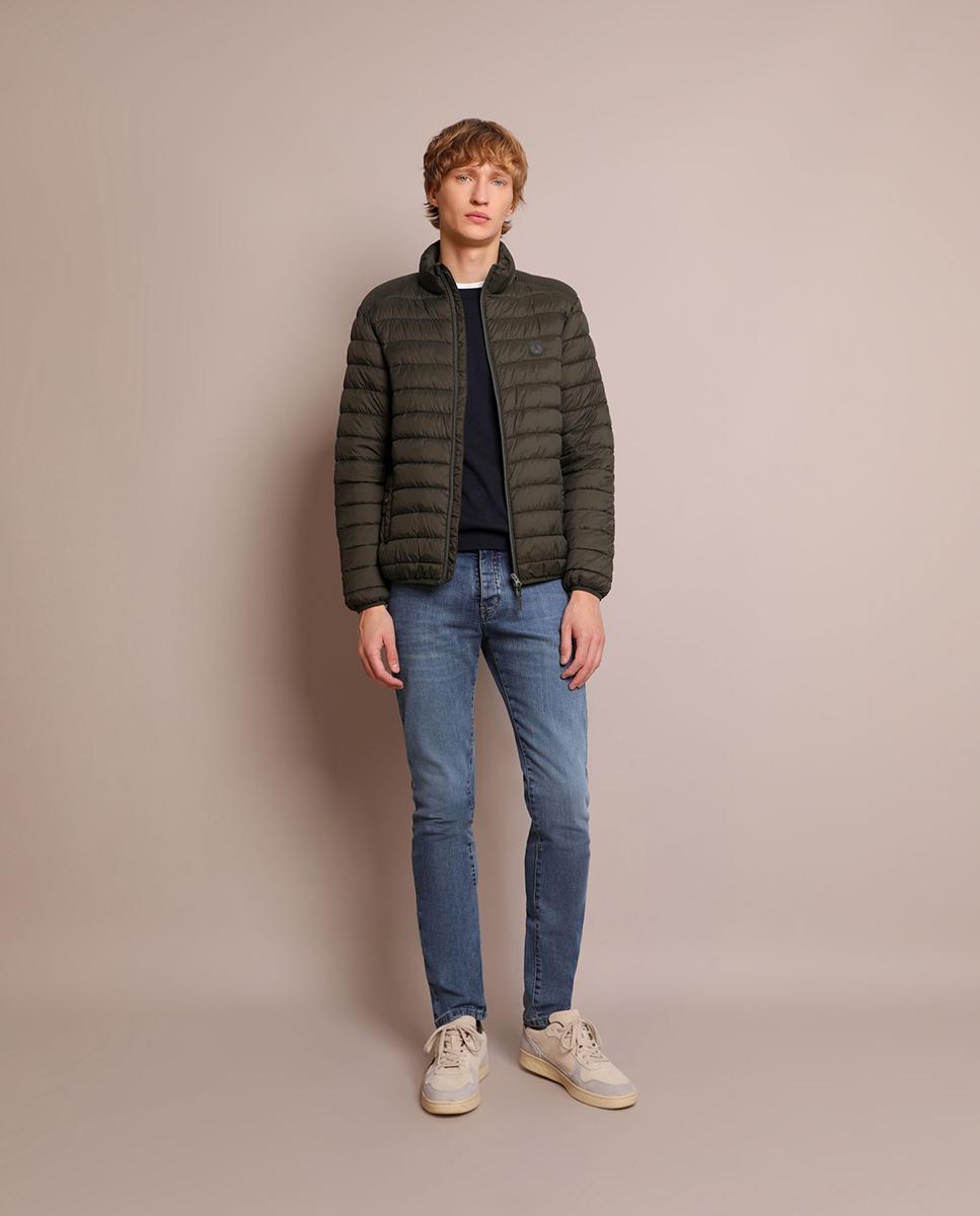 Plumífero Acolchoado Slim Fit Caqui-4