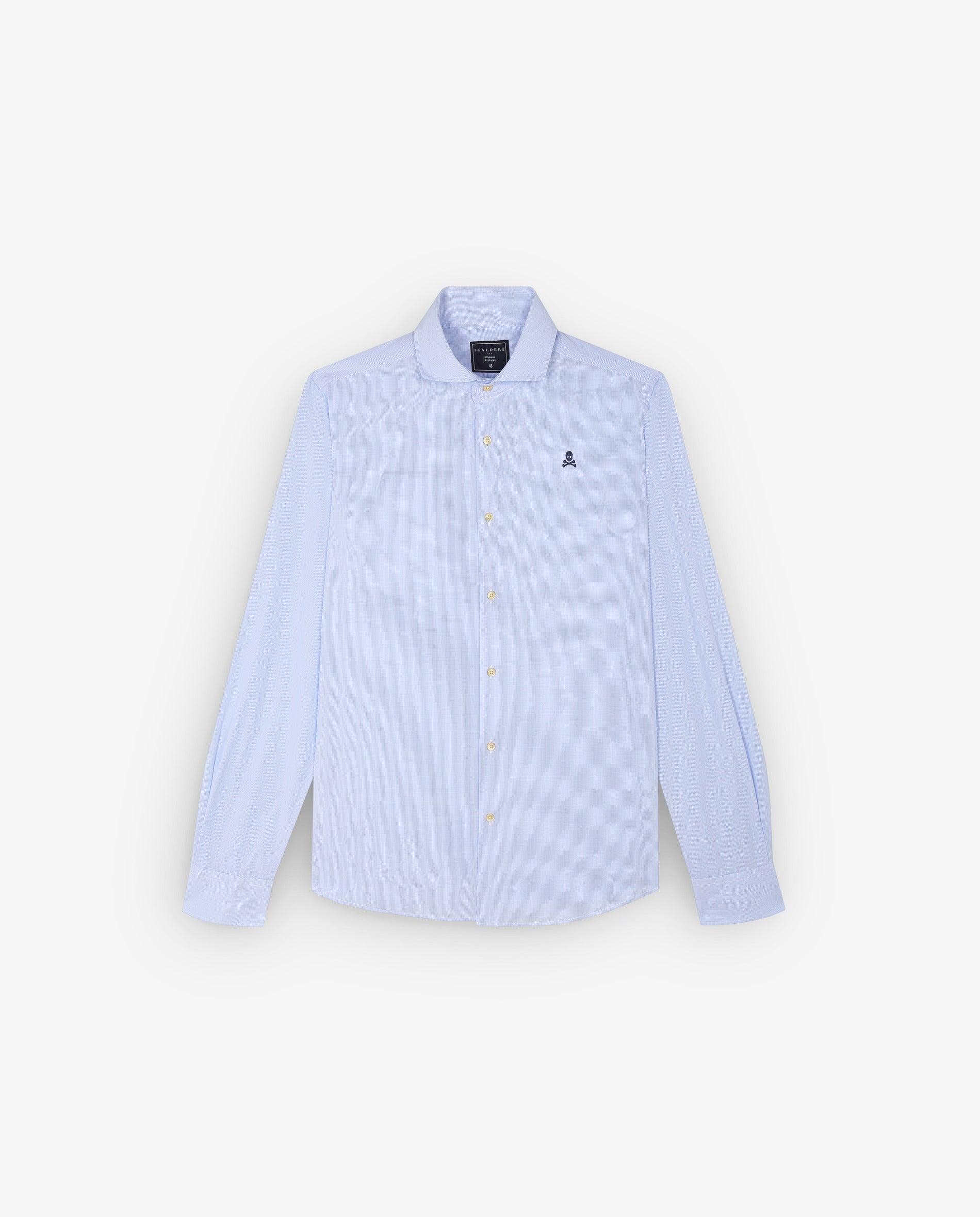 Imagem 0 de Camisa Regular Fit com Microestampado Aos Quadrados