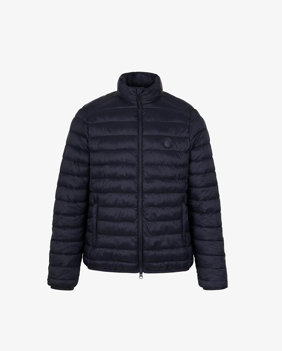 Casaco Acolchoado com Fecho Zip Navy-4