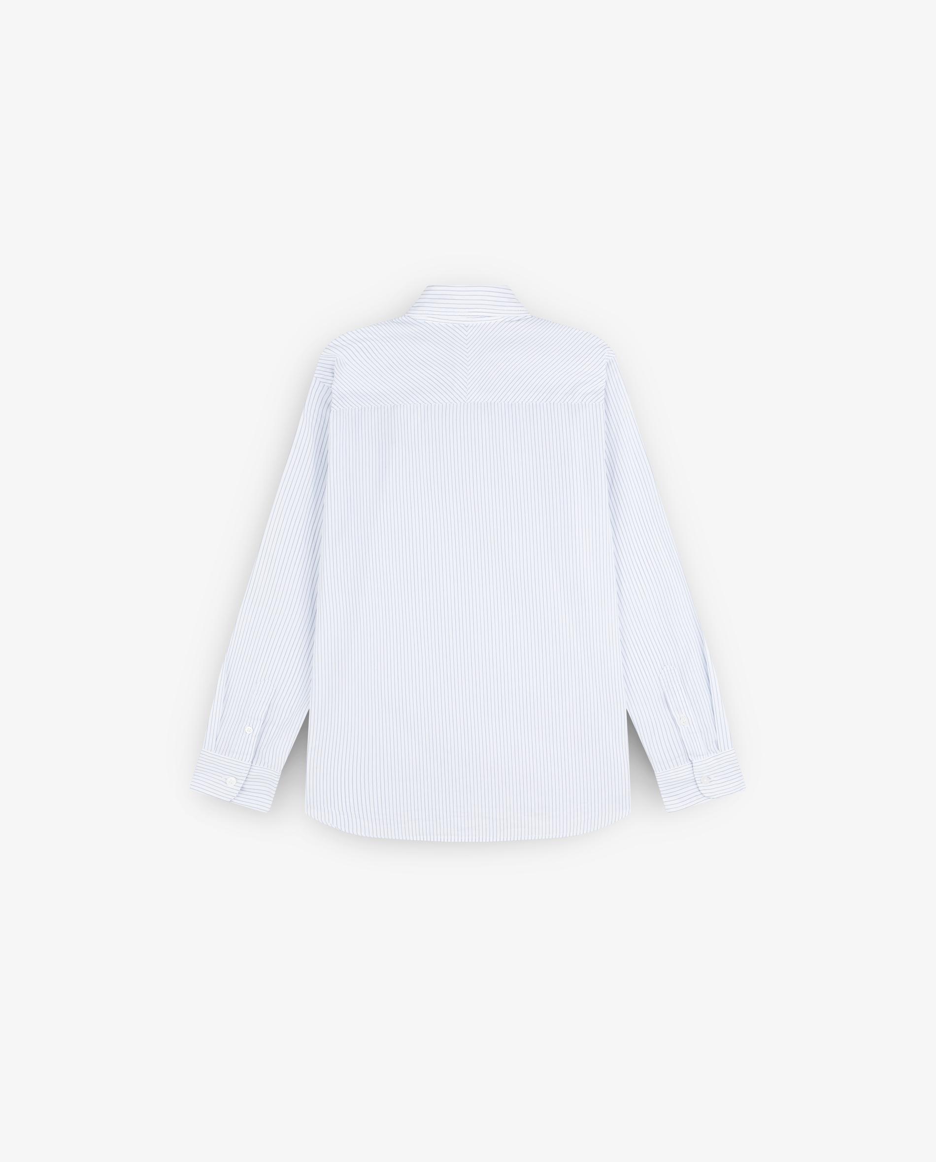 Camisa Infantil de Algodão com Caveira Bordada Scalpers Azul-5