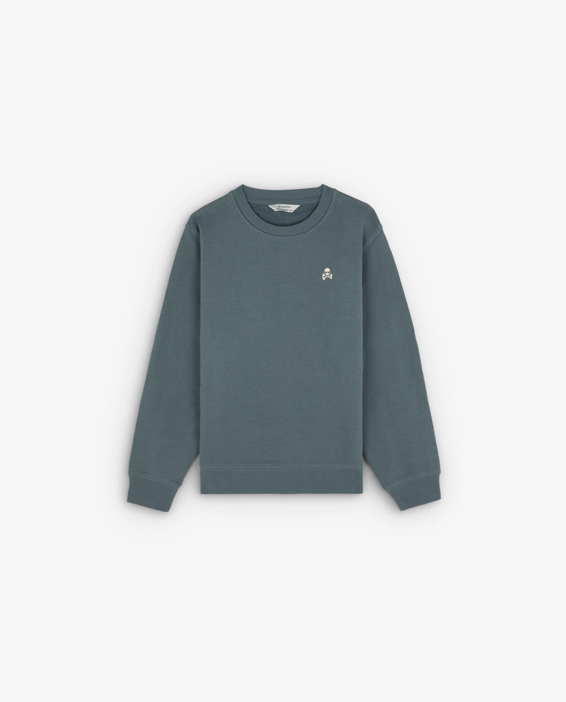 Sweatshirt Infantil de Algodão Regular Fit Scalpers Verde-1