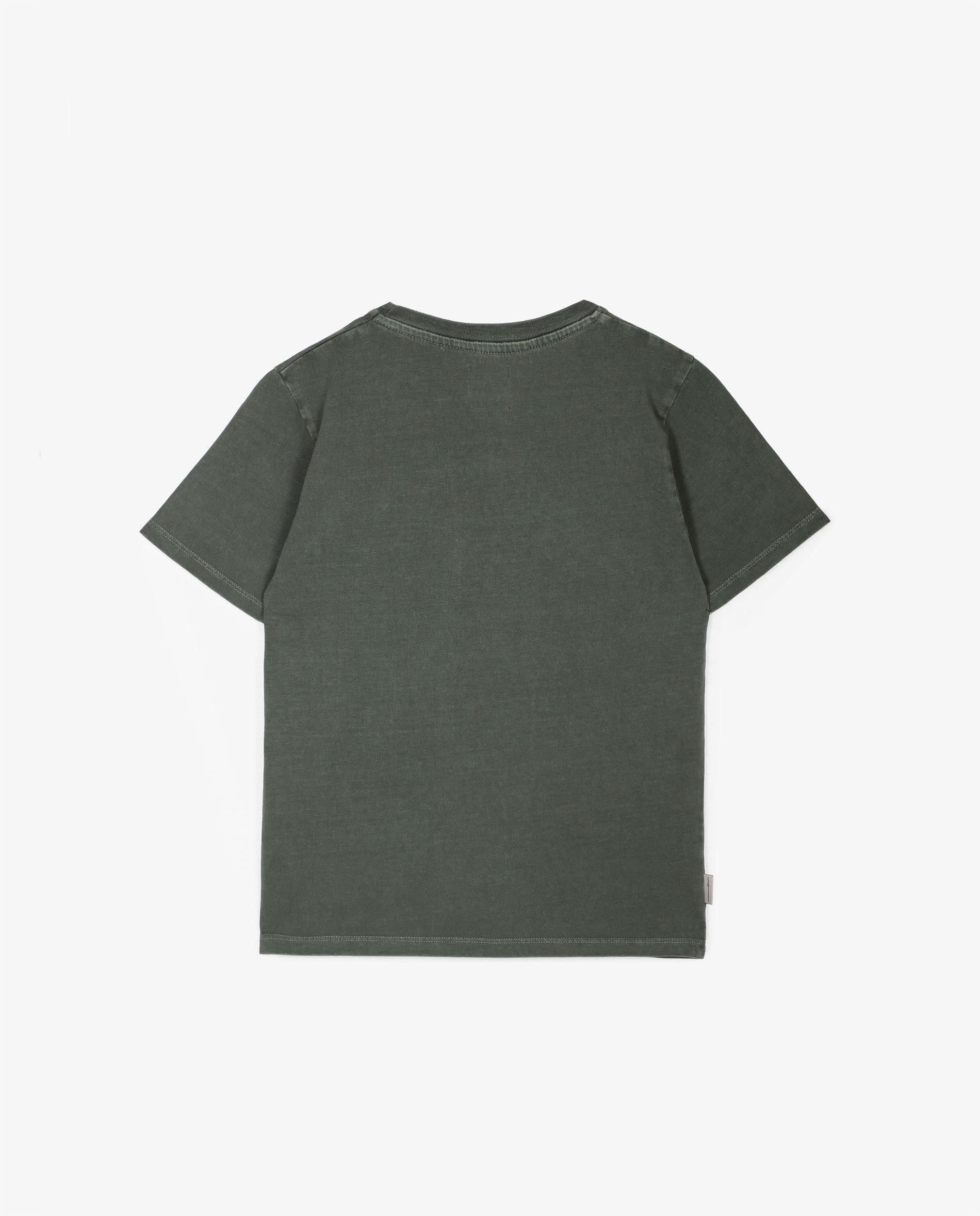 T-shirt Infantil de Manga Curta e Corte Clássico Scalpers Verde-escuro-4