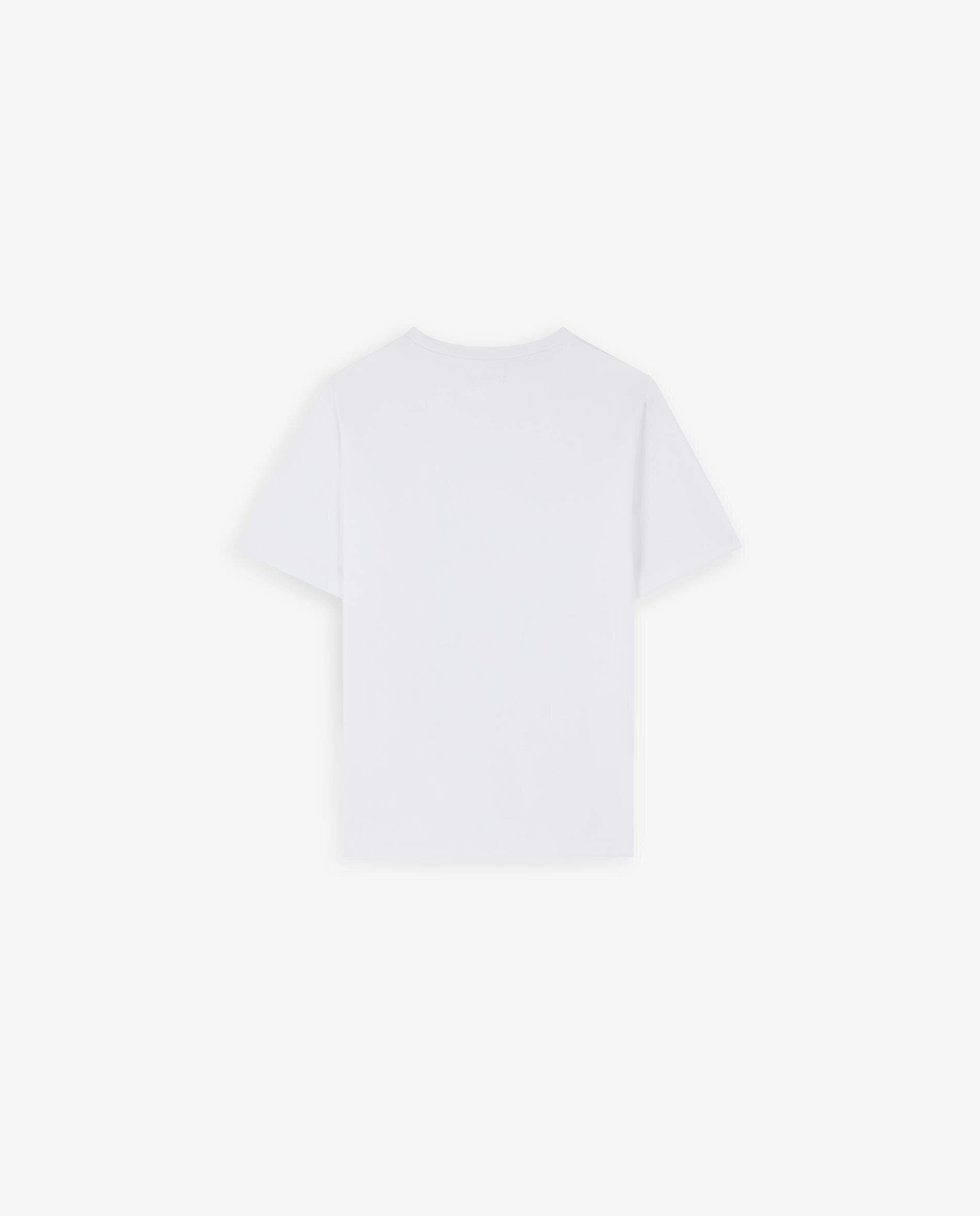 T-shirt Infantil em Algodão de Manga Curta Branco-5