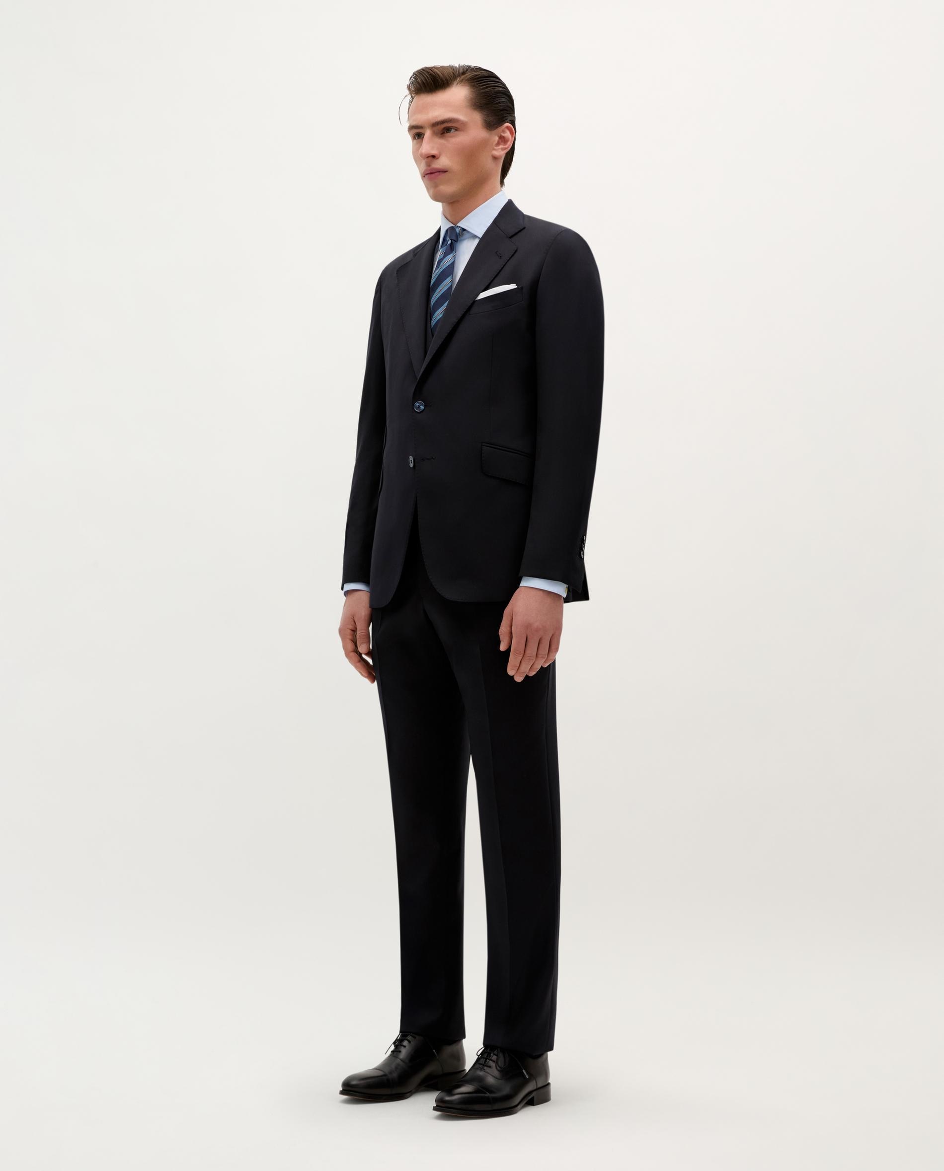 Blazer Regular Fit de Lã Navy-2