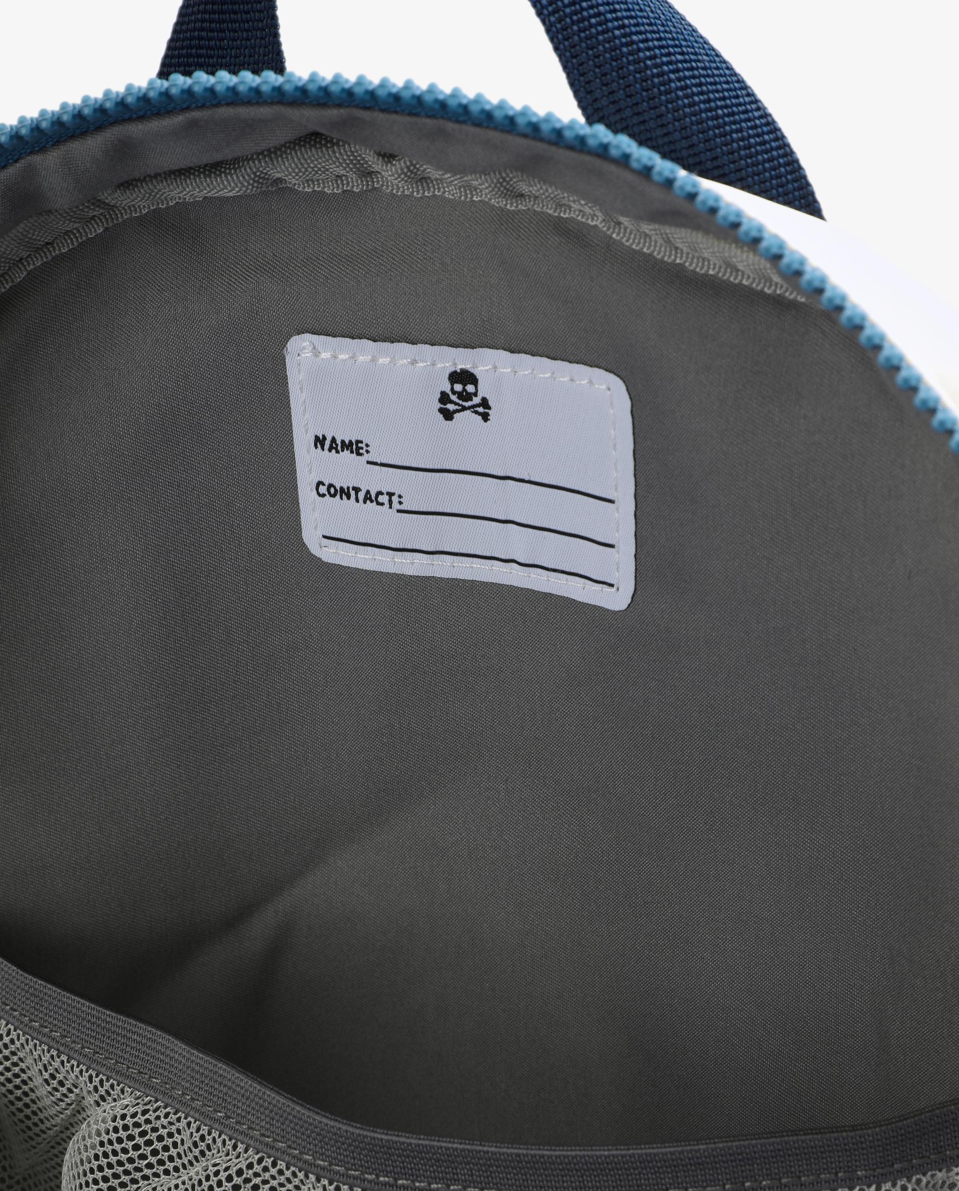 Mochila Infantil com Fecho Zip e Alças Ajustáveis Scalpers Branco-4